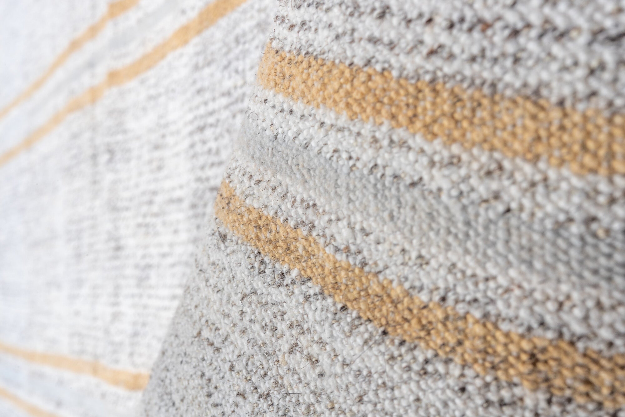 2' x 17' one-of-a-kind handmade vintage Flatweave runner rug. Color palette: brown, dark gray, gainsboro, gray, light gray