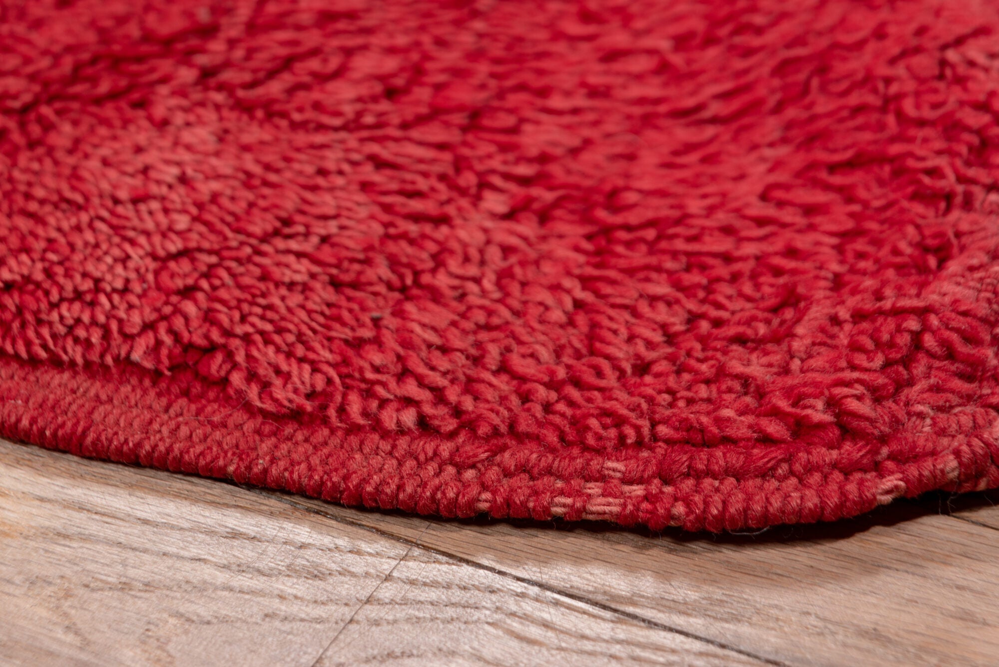 3' x 10' one-of-a-kind handmade vintage Moroccan runner rug. Color palette: brown, off-white, pink, red, rosy brown, snow