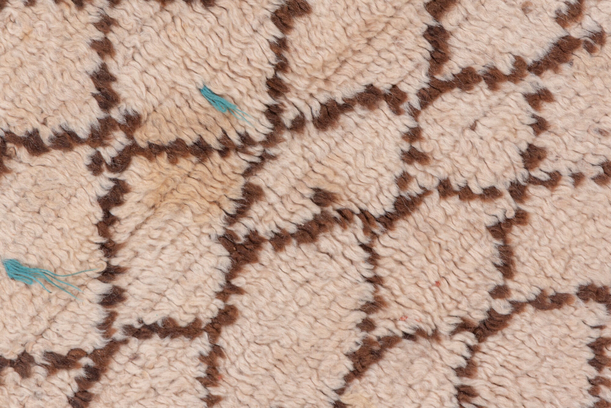 4' x 12' one-of-a-kind handmade vintage Moroccan runner rug. Color palette: brown, gray, light gray, off-white, orange, pink