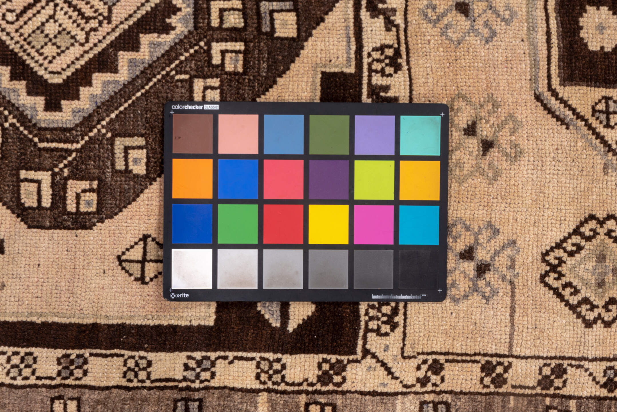 3' x 14' one-of-a-kind handmade vintage Oushak runner rug. Color palette: brown, gray, pink, light gray, off-white, white