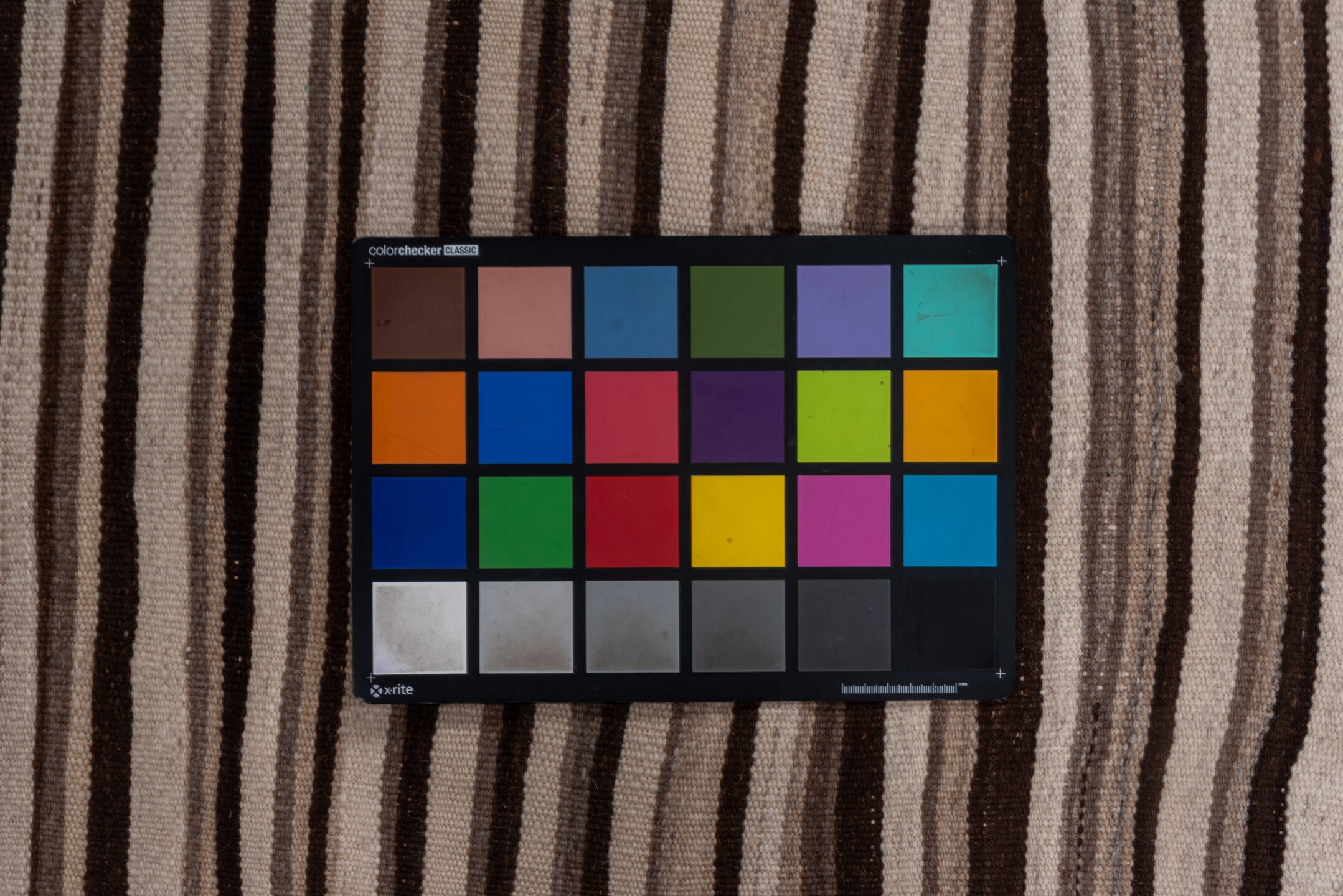 4' x 6' one-of-a-kind handmade vintage  small size rug. Color palette: gray, pink, light gray, off-white, brown