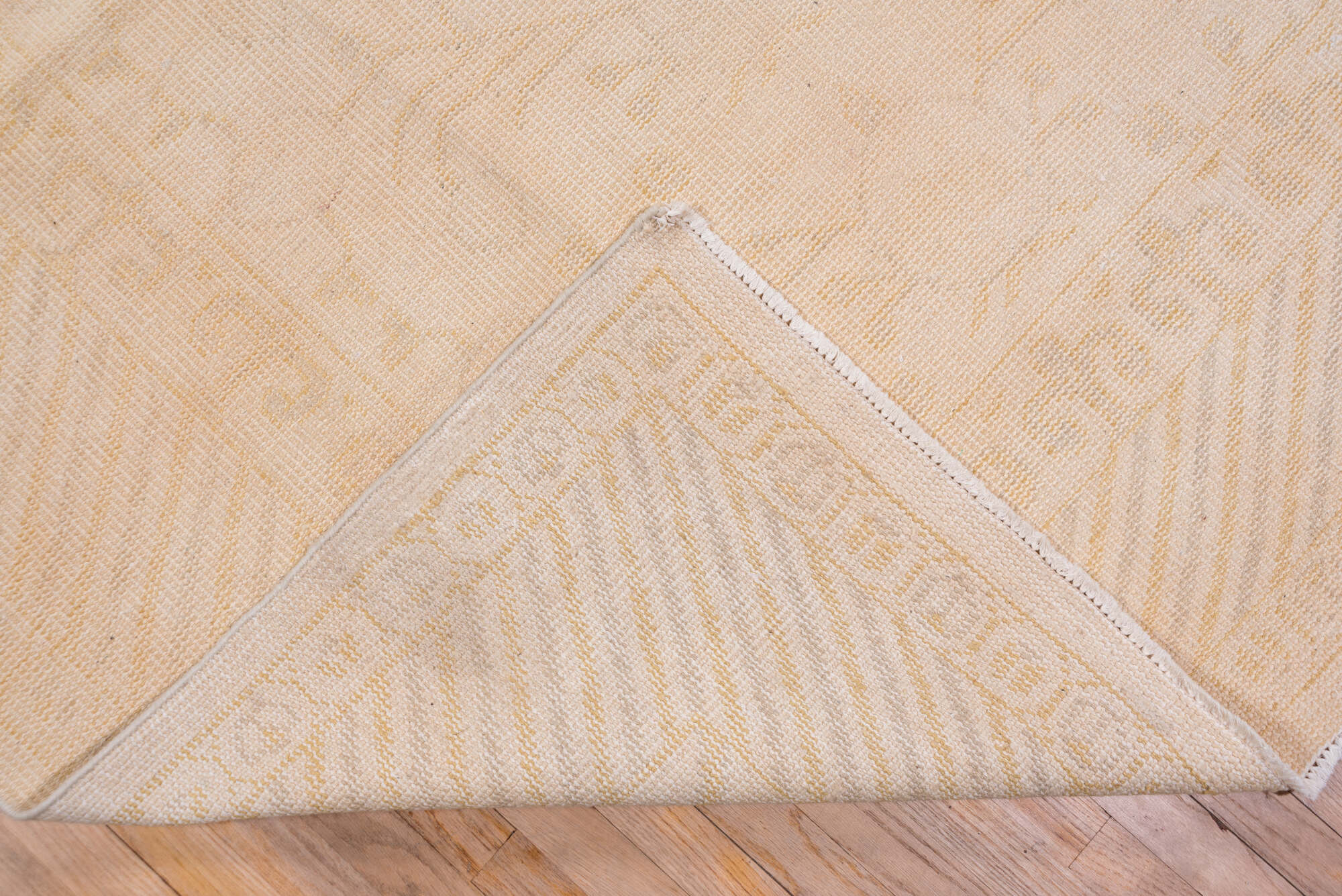 9' x 12' one-of-a-kind handmade vintage Oushak large size rug. Color palette: brown, gray, light gray, off-white, orange