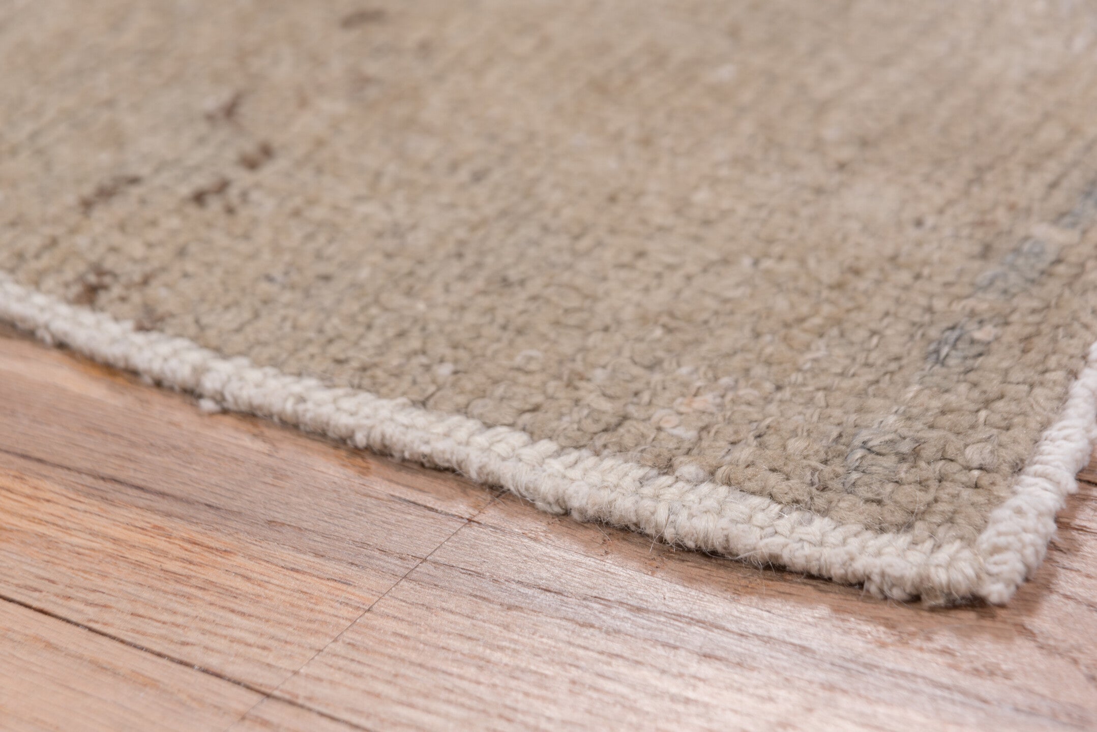 2' x 11' one-of-a-kind handmade vintage Oushak runner rug. Color palette: gray, pink, off-white, light gray, white, snow