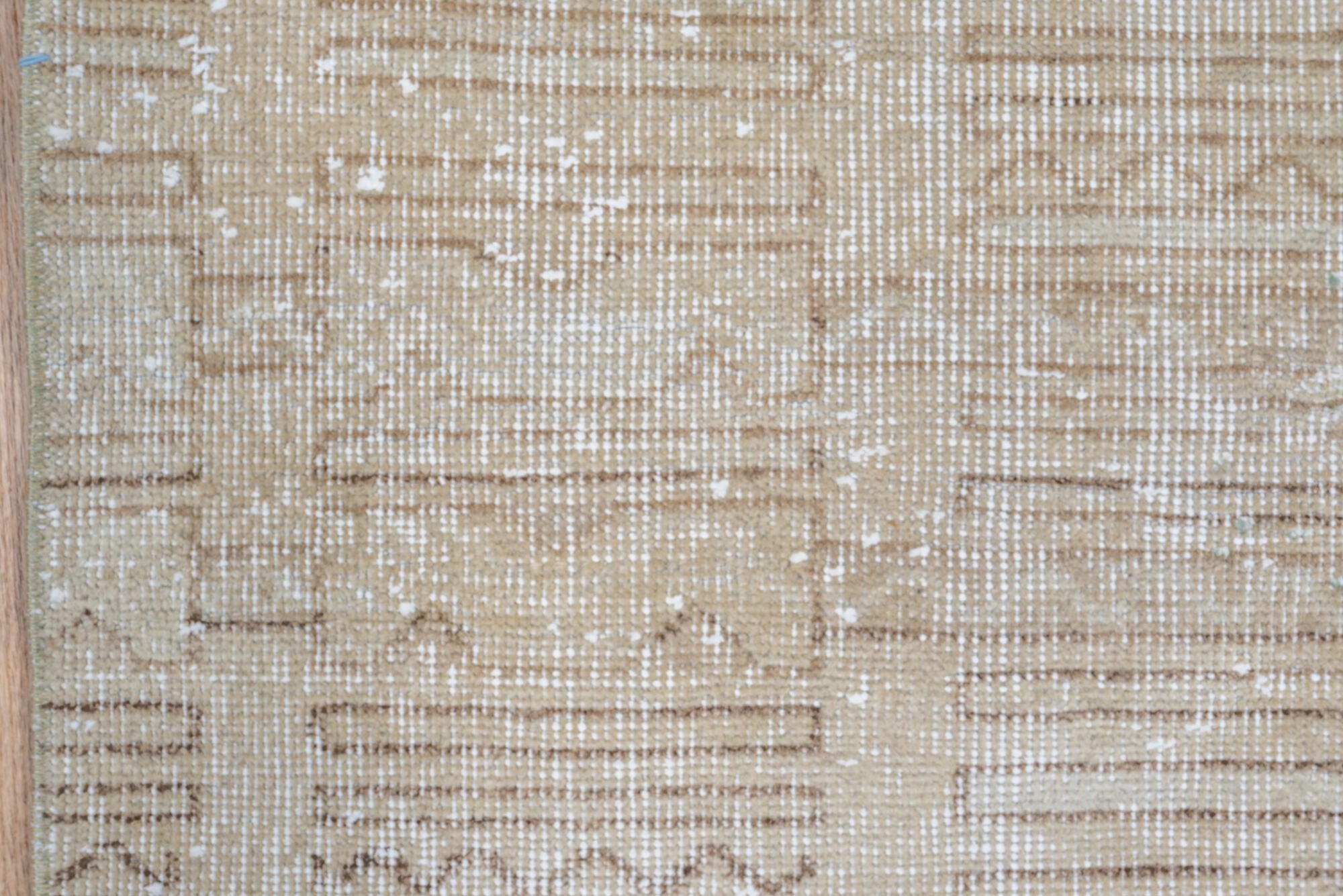 3' x 6' one-of-a-kind handmade vintage Oushak small size rug. Color palette: dim gray, gainsboro, gray, light gray