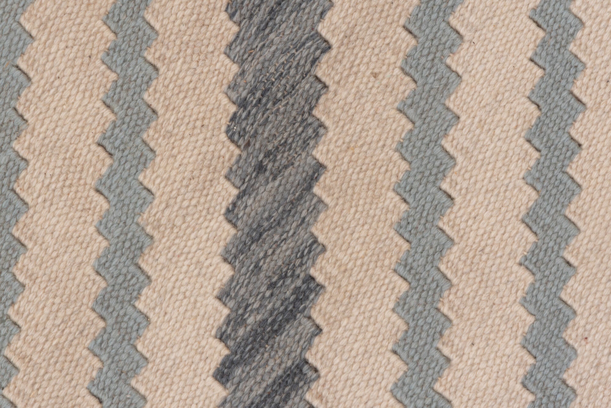 10' x 12' one-of-a-kind handmade vintage Kilim large size rug. Color palette: brown, dim gray, gray, light gray, off-white