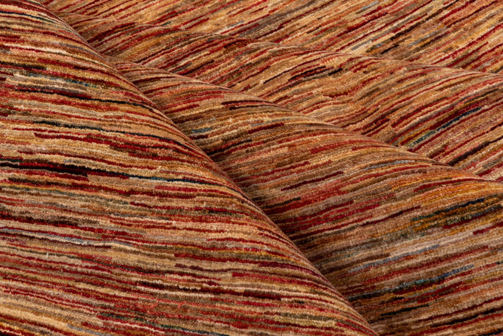 6' x 9' one-of-a-kind handmade vintage Afghan medium size rug. Color palette: brown, pink, red