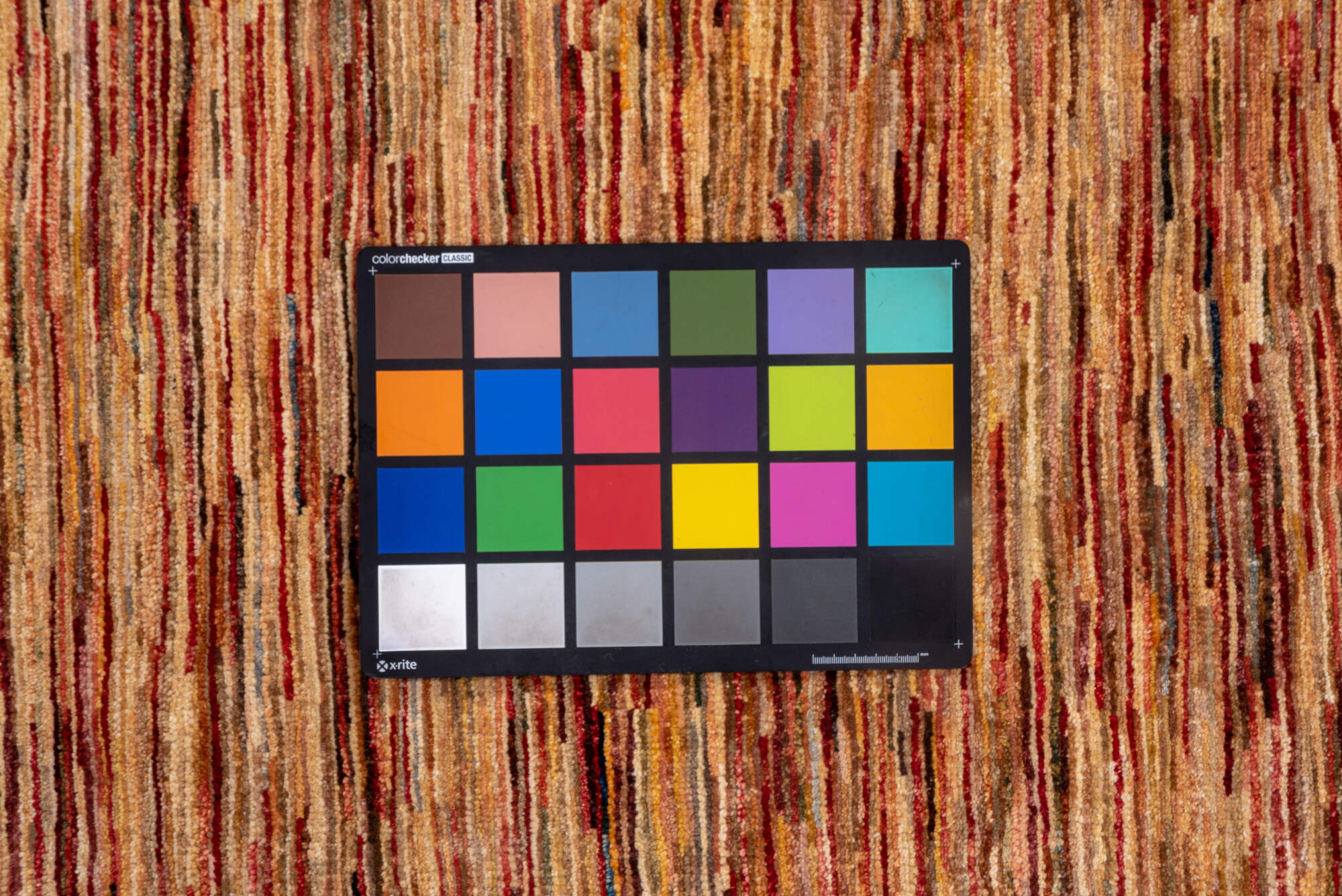 6' x 9' one-of-a-kind handmade vintage Afghan medium size rug. Color palette: brown, pink, red