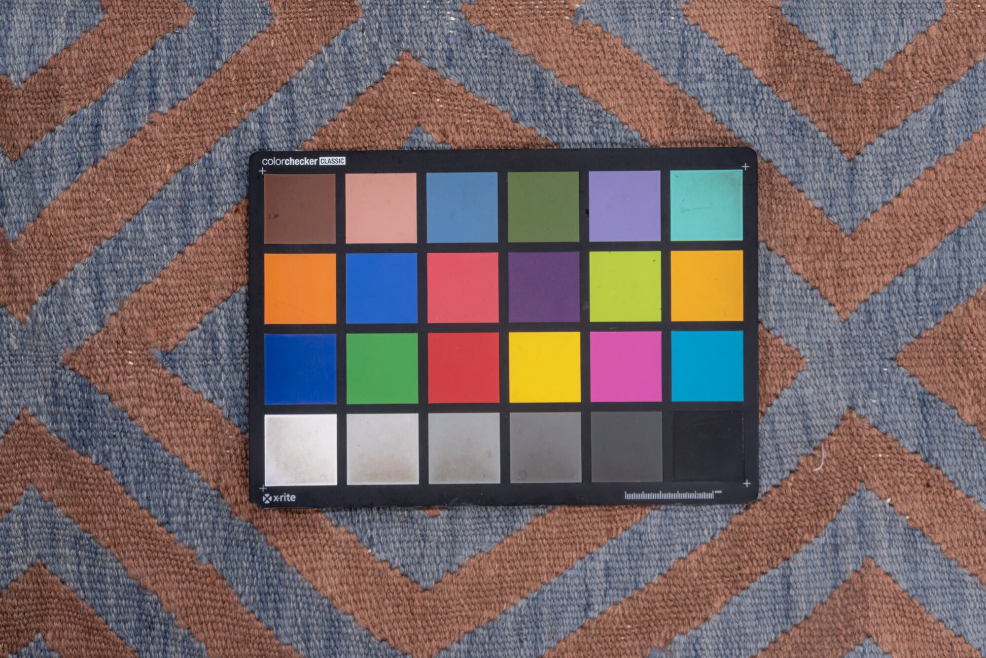 8' x 10' one-of-a-kind handmade vintage Kilim large size rug. Color palette: blue, brown, dim gray, gray, light gray