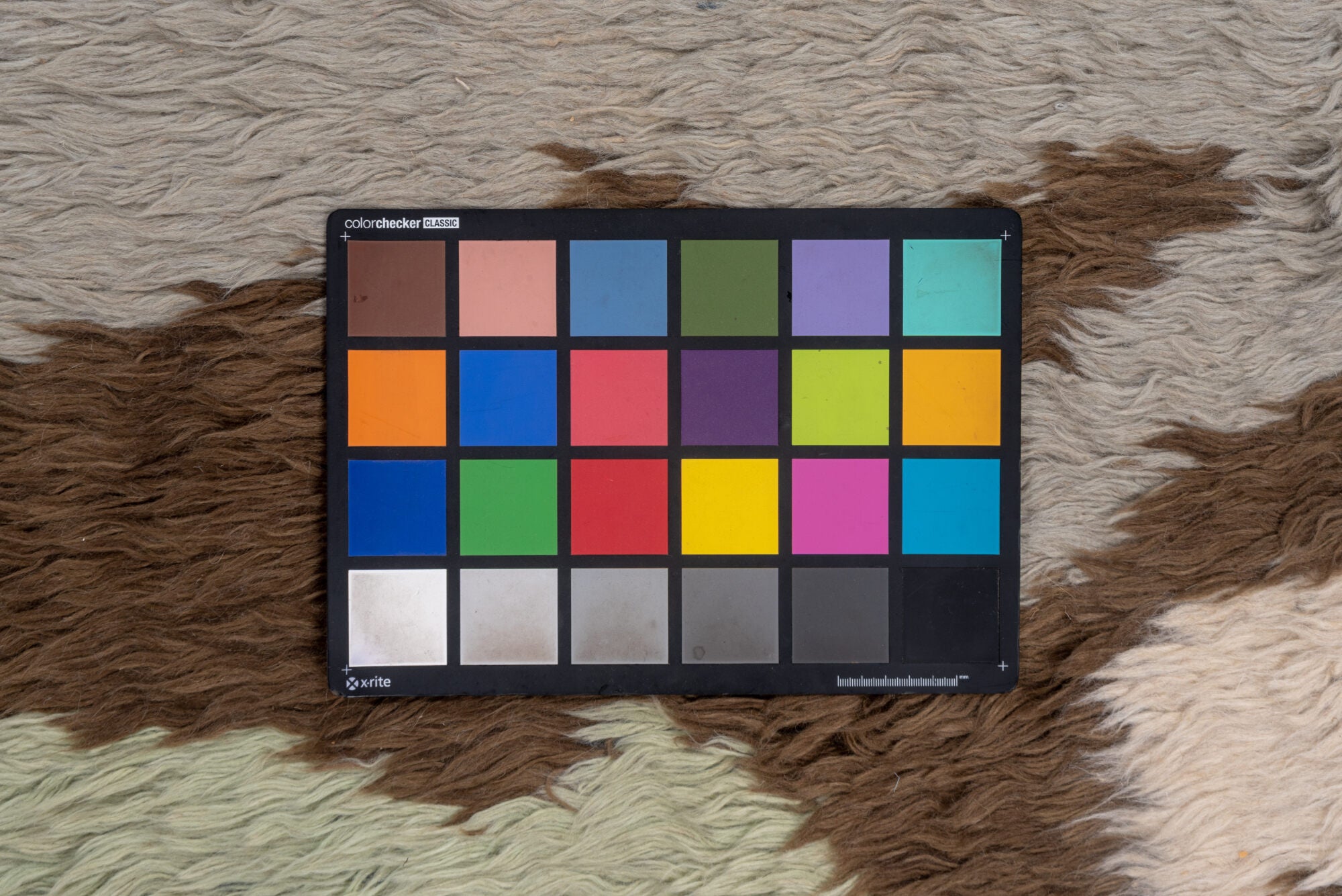 10' x 12' one-of-a-kind handmade vintage Tulu large size rug. Color palette: blue, brown, dim gray, gray, light gray