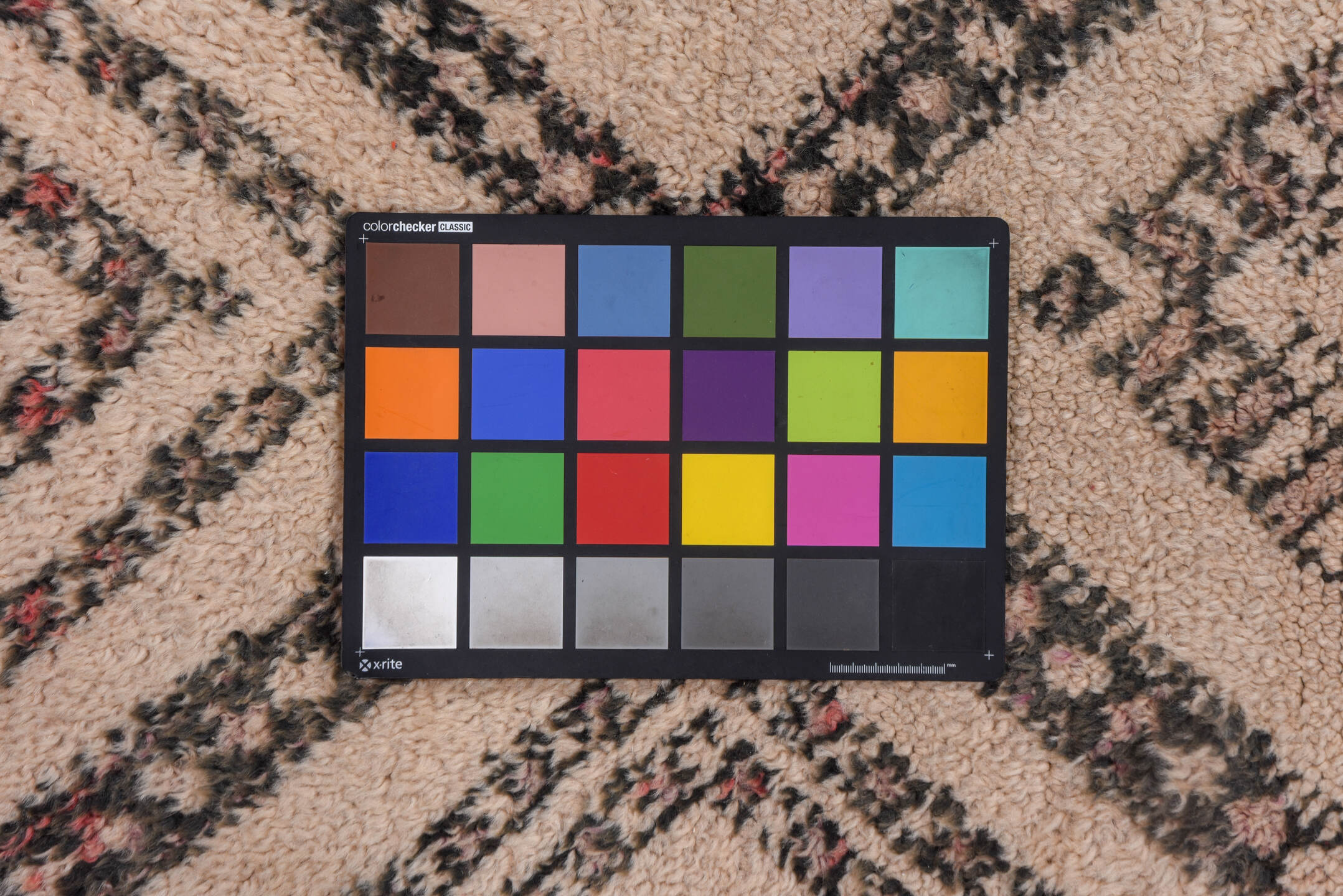 6' x 12' one-of-a-kind handmade vintage Moroccan large size rug. Color palette: brown, gray, orange, pink, red