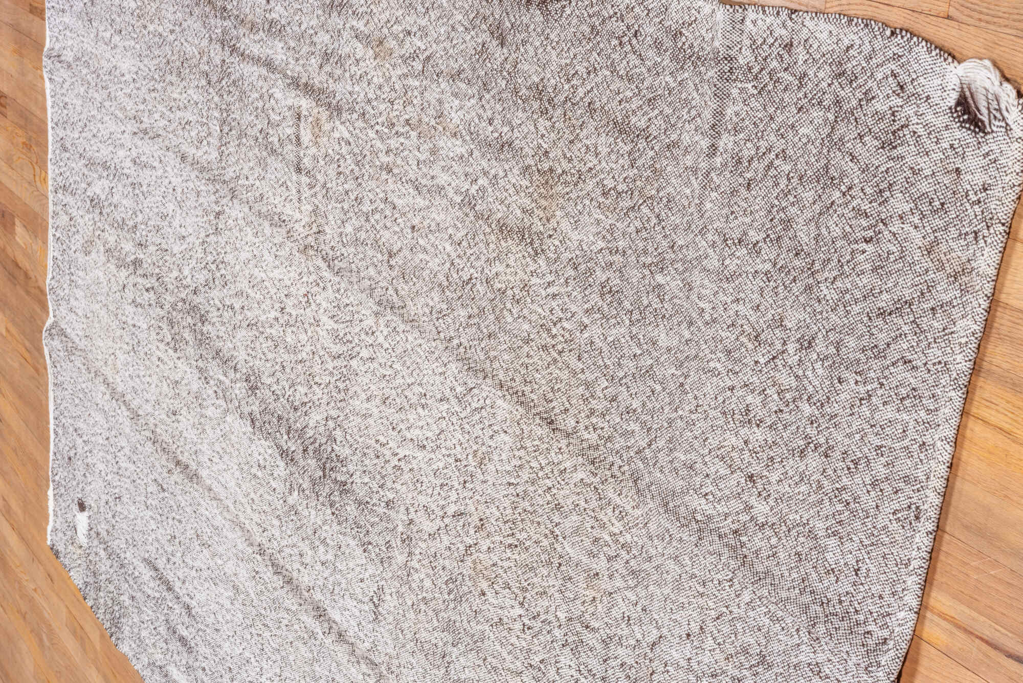 5' x 9' one-of-a-kind handmade vintage Flatweave medium size rug. Color palette: alice blue, dark gray, dim gray, gainsboro