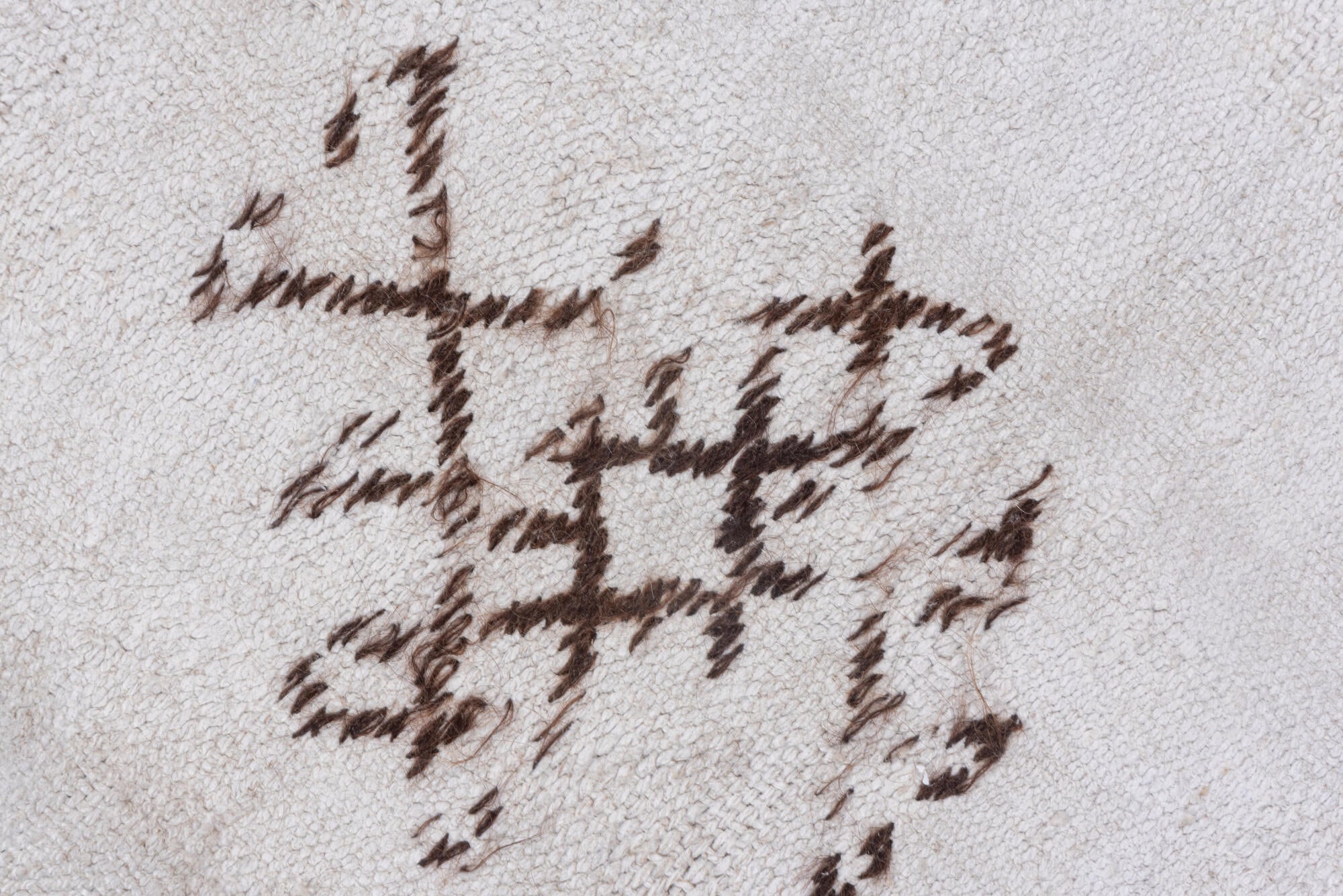 7' x 12' one-of-a-kind handmade vintage Hemp Kilim large size rug. Color palette: dark gray, gainsboro, gray, light gray