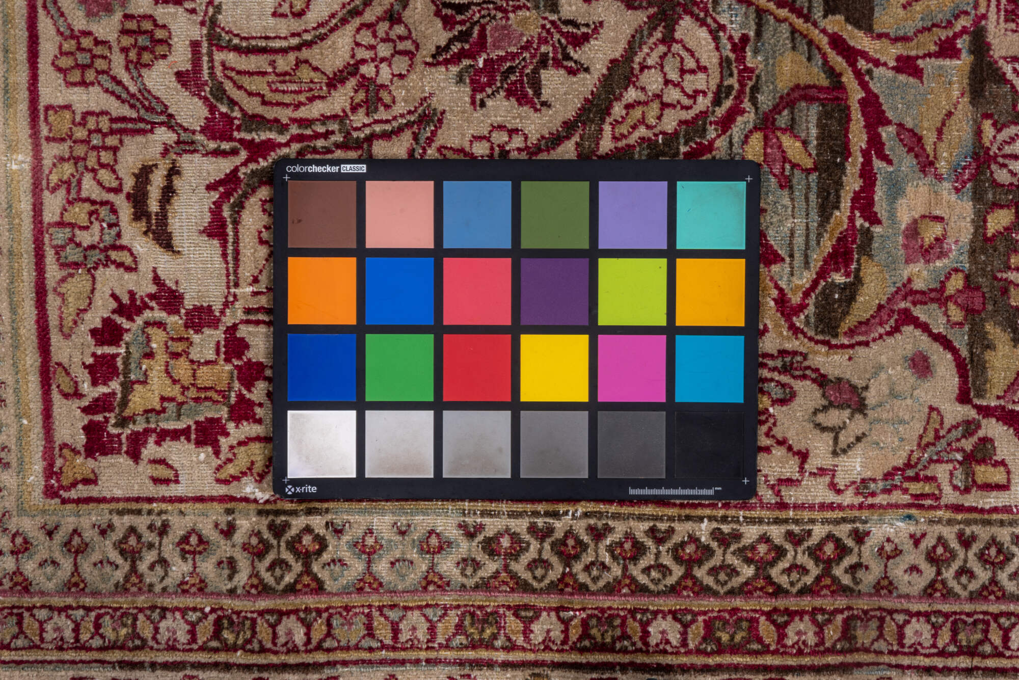 12' x 19' one-of-a-kind handmade vintage Khorassan oversize rug. Color palette: brown, gray, pink, red, redwood, wine