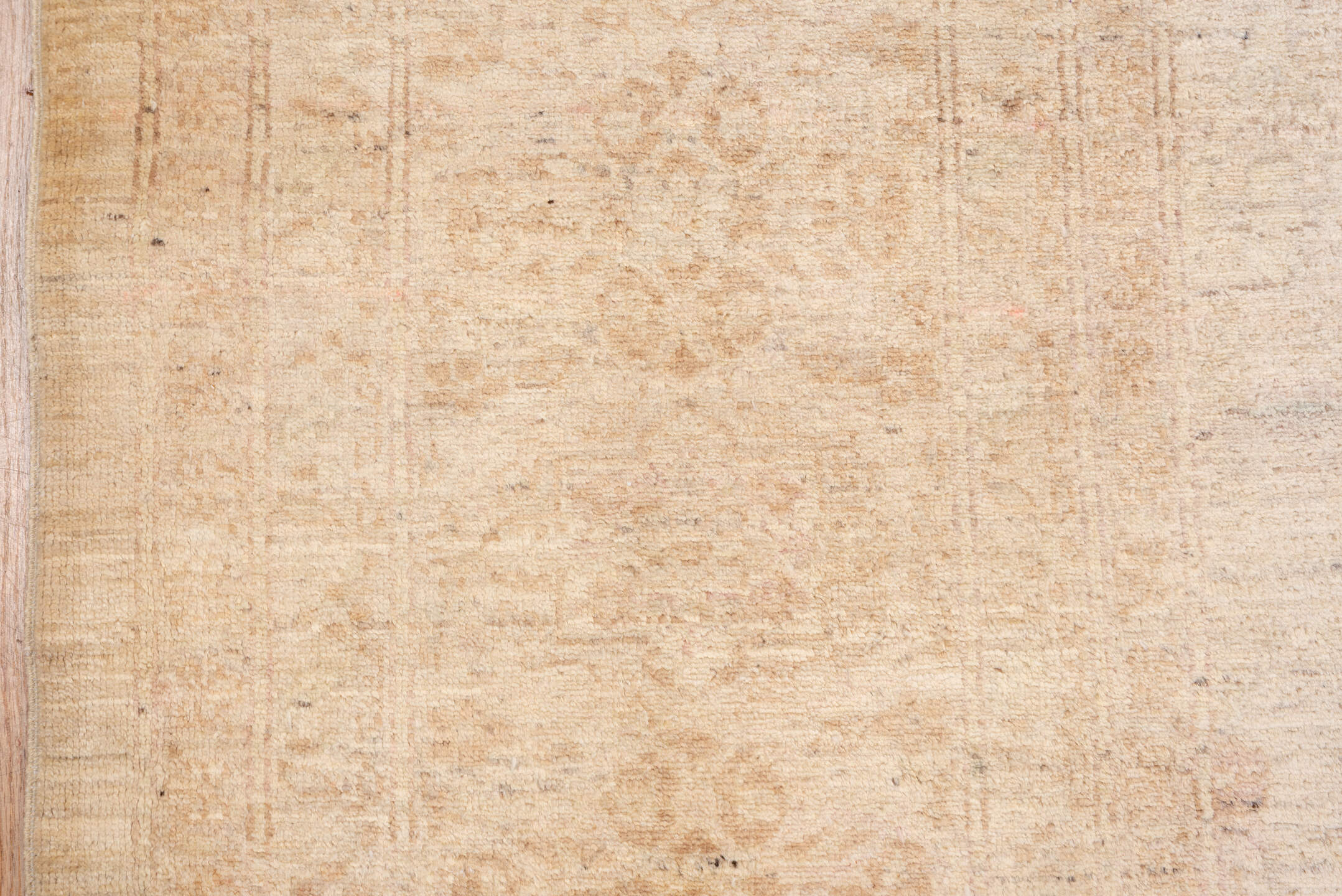 10' x 14' one-of-a-kind handmade vintage Tabriz large size rug. Color palette: brown, off-white, pink, orange, gray