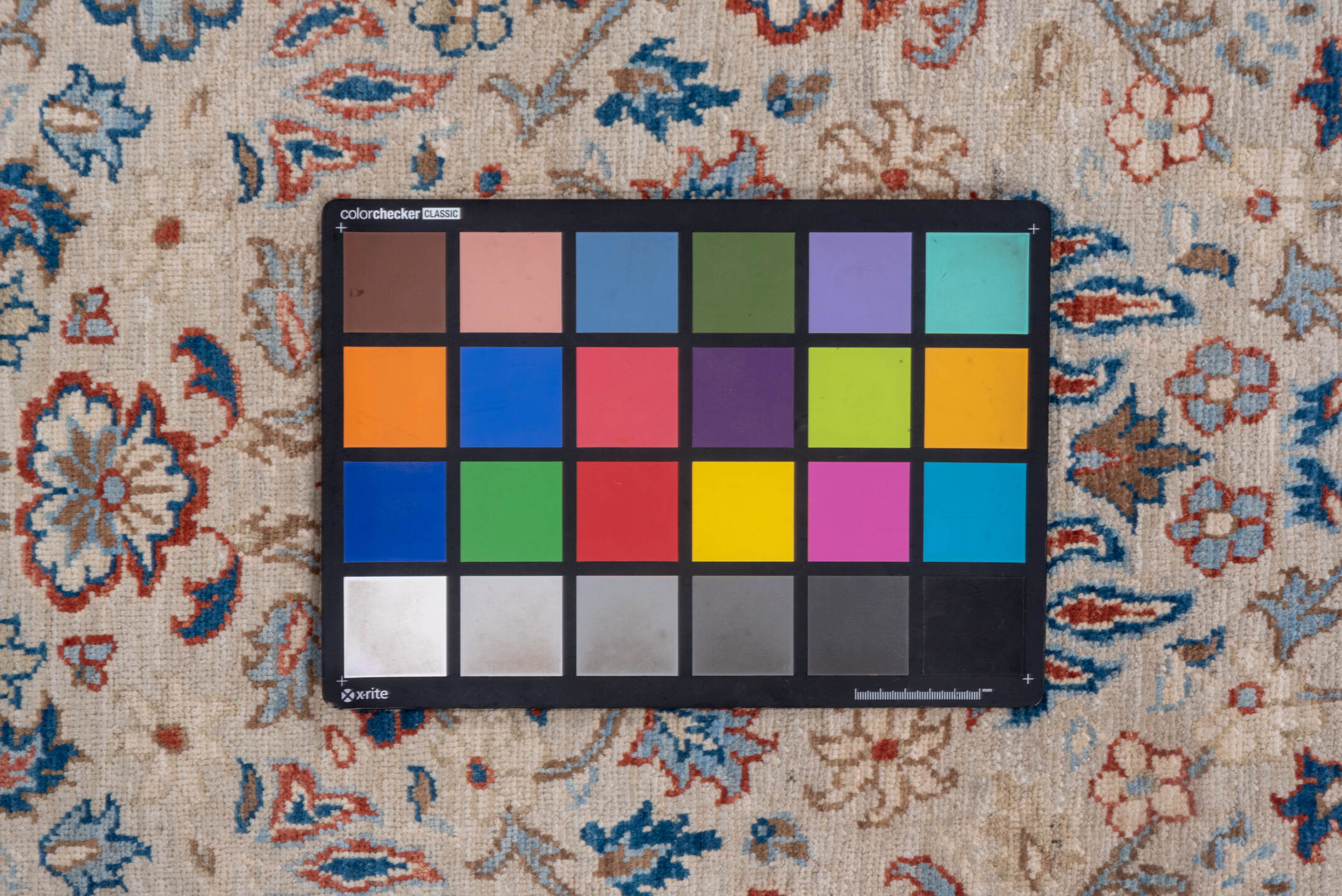 8' x 10' one-of-a-kind handmade vintage Afghan large size rug. Color palette: gray, pink, blue, light gray, off-white