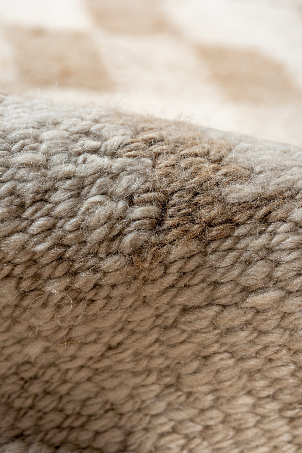 3' x 12' one-of-a-kind handmade vintage Kilim runner rug. Color palette: gray, light gray, off-white, brown, pink, orange