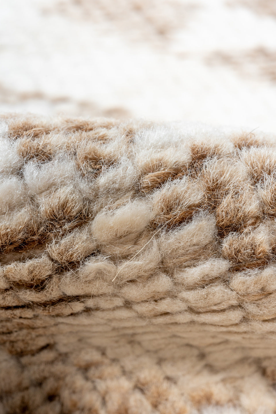 2' x 12' one-of-a-kind handmade vintage Kars runner rug. Color palette: brown, off-white, gray, light gray, pink, linen