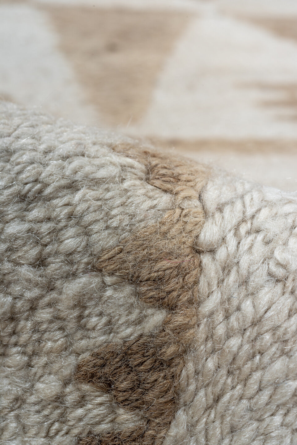 2' x 9' one-of-a-kind handmade vintage Kilim runner rug. Color palette: gray, light gray, off-white, brown, pink, white