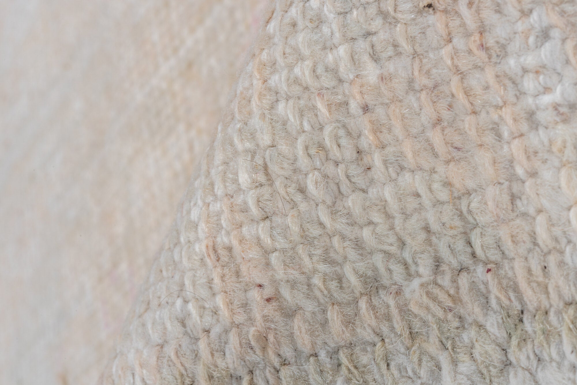 2' x 4' one-of-a-kind handmade vintage Oushak small size rug. Color palette: brown, gainsboro, gray, light gray, linen