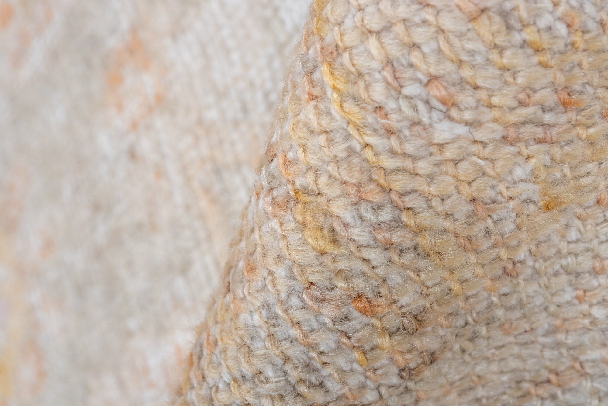 2' x 4' one-of-a-kind handmade vintage Oushak small size rug. Color palette: gray, light gray, off-white, brown, pink