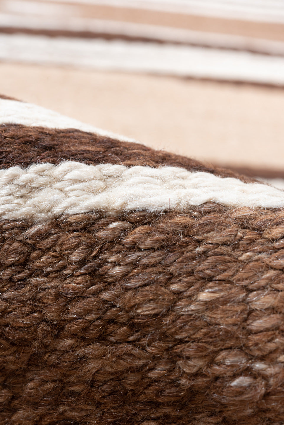 2' x 10' one-of-a-kind handmade vintage Kilim runner rug. Color palette: brown, off-white, light gray, pink, gray, orange