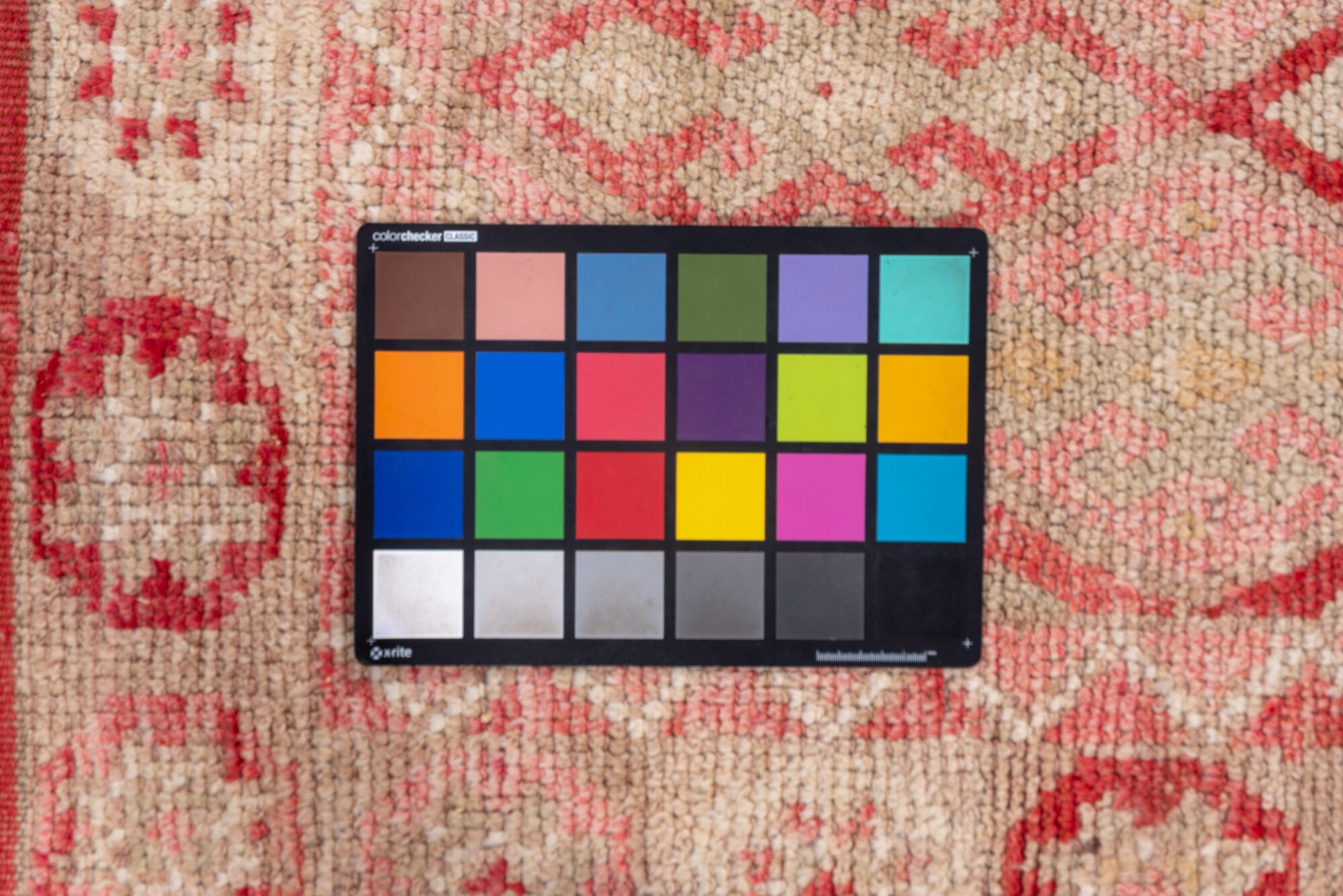 3' x 11' one-of-a-kind handmade vintage Oushak runner rug. Color palette: brown, indian red, off-white, orange, pink, red