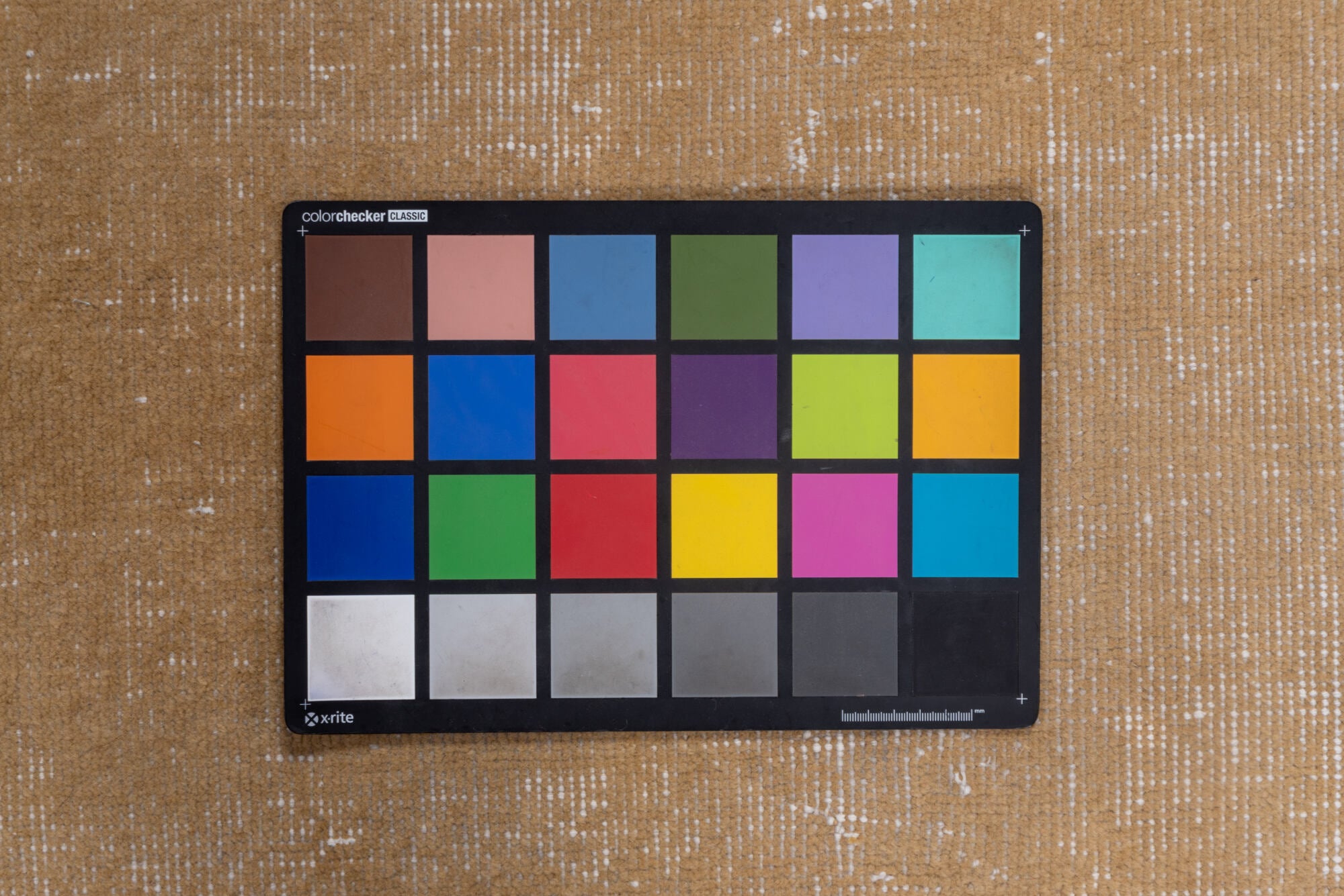 5' x 6' one-of-a-kind handmade vintage Sparta rug. Color palette: brown, gainsboro, gray, light gray, off-white, pink, snow