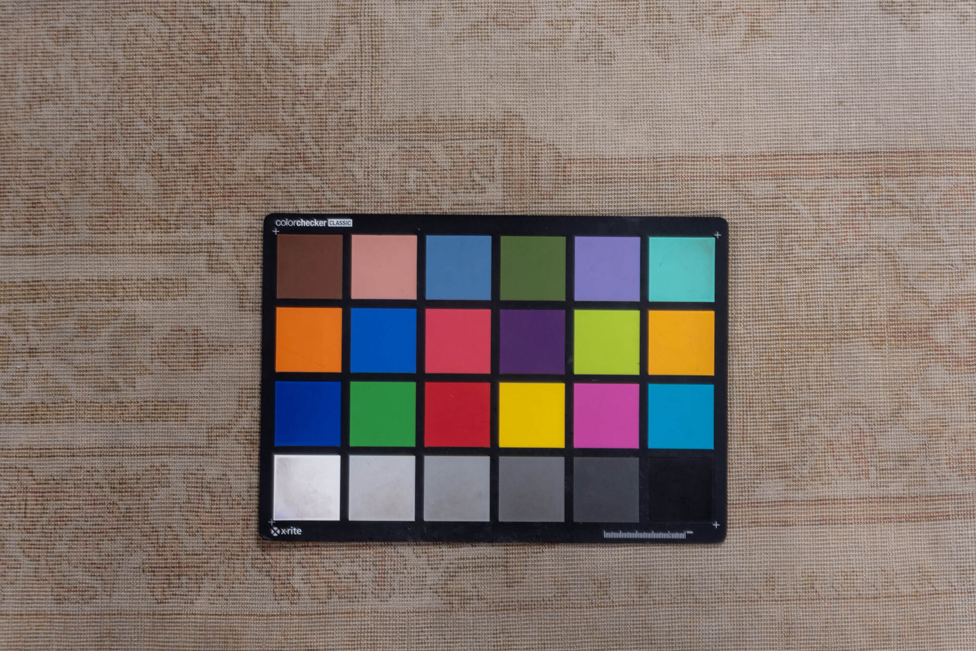 4' x 6' one-of-a-kind handmade vintage Kaisary small size rug. Color palette: brown, gray, pink, light gray, off-white