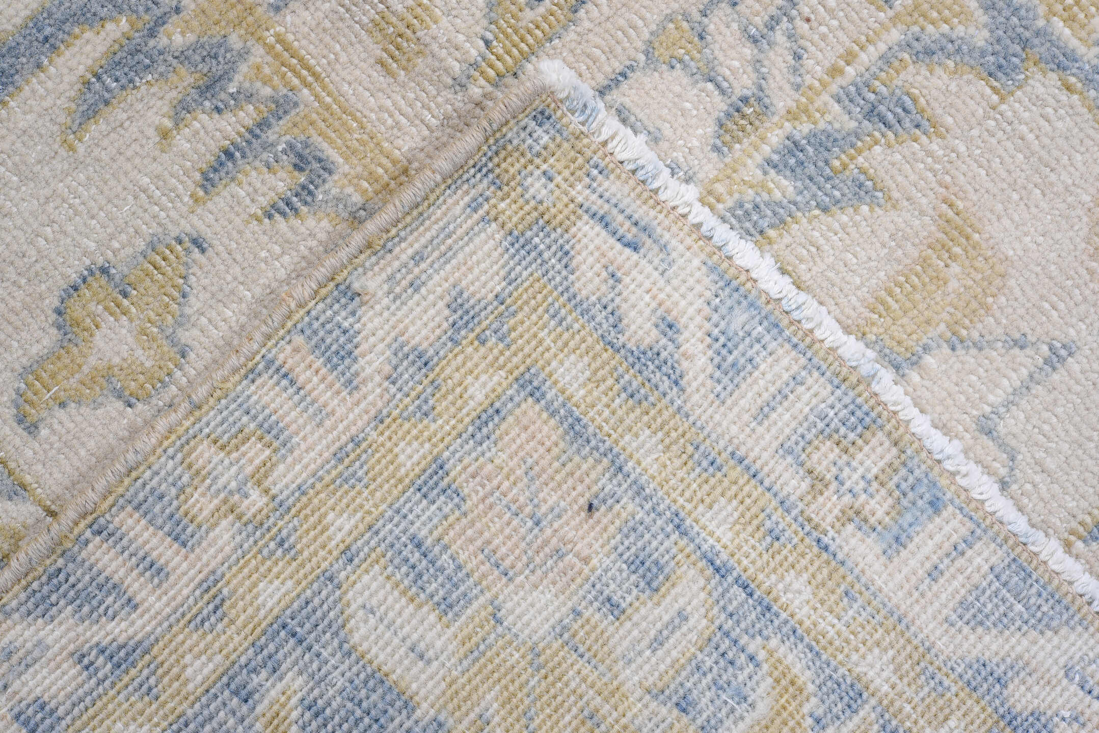 7' x 10' one-of-a-kind handmade vintage Heriz large size rug. Color palette: gray, blue, black, light gray, off-white