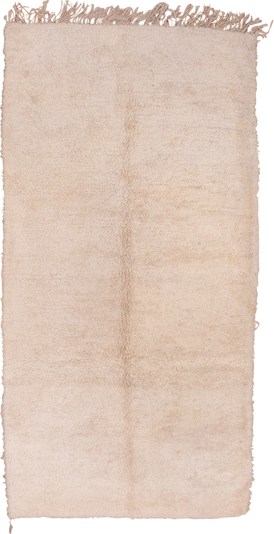 6' x 12' one-of-a-kind handmade vintage Moroccan large size rug. Color palette: brown, gray, light gray, off-white, orange