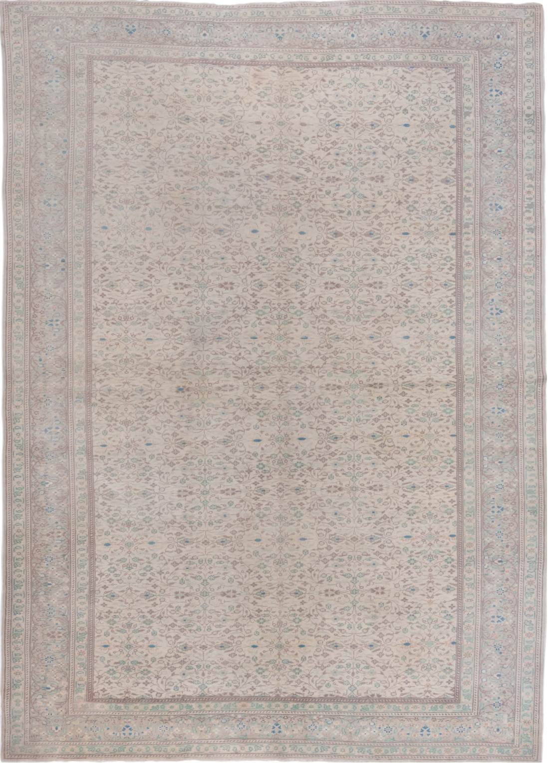 6' x 9' one-of-a-kind handmade vintage Sivas medium size rug. Color palette: dark gray, gray, light gray, light slate gray