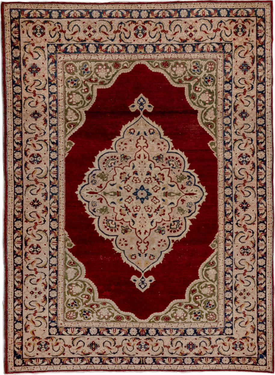 4' x 6' one-of-a-kind handmade vintage Sivas small size rug. Color palette: black, brown, gray, light gray, pink, redwood