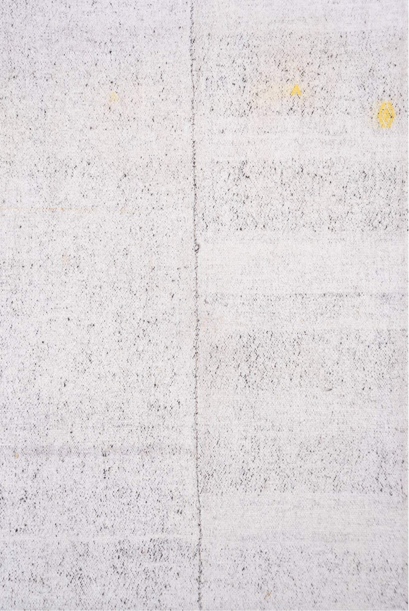 7' x 10' one-of-a-kind handmade vintage Flatweave large size rug. Color palette: brown, dark gray, gainsboro, gray