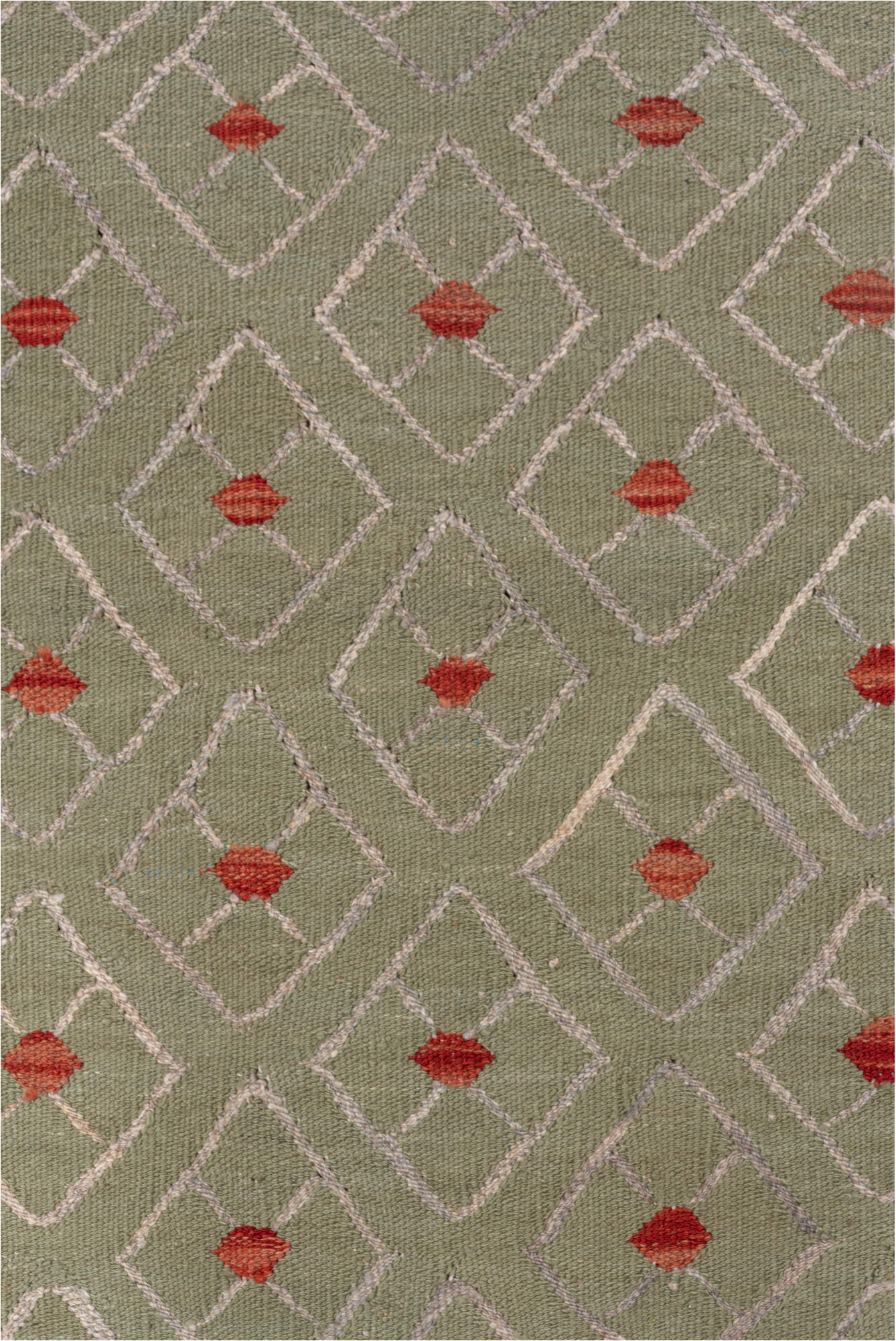 3' x 4' one-of-a-kind handmade vintage Kilim small size rug. Color palette: brown, gray, light gray, off-white, pink, red