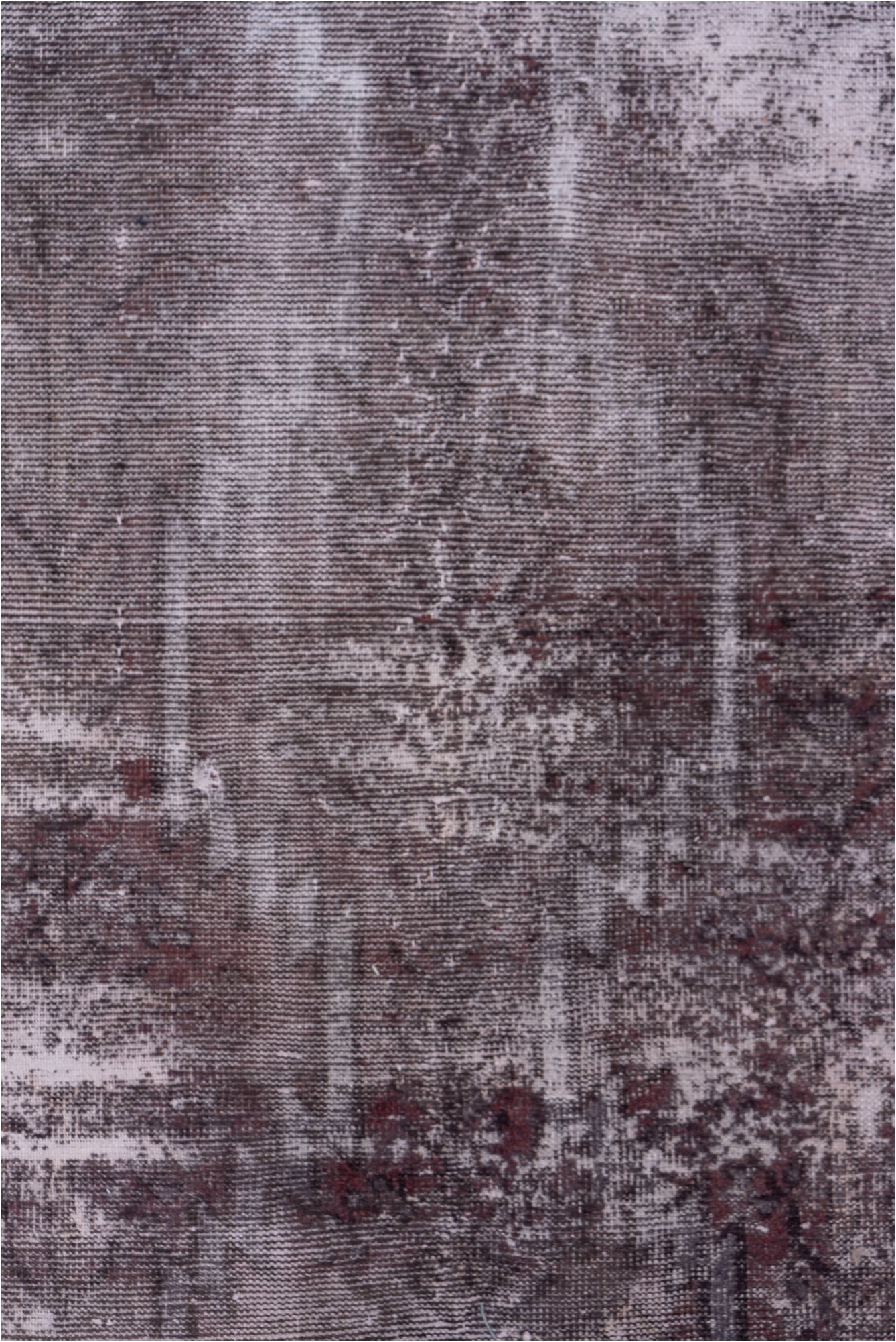 4' x 5' one-of-a-kind handmade vintage Distressed small size rug. Color palette: gainsboro, gray, light gray, off-white