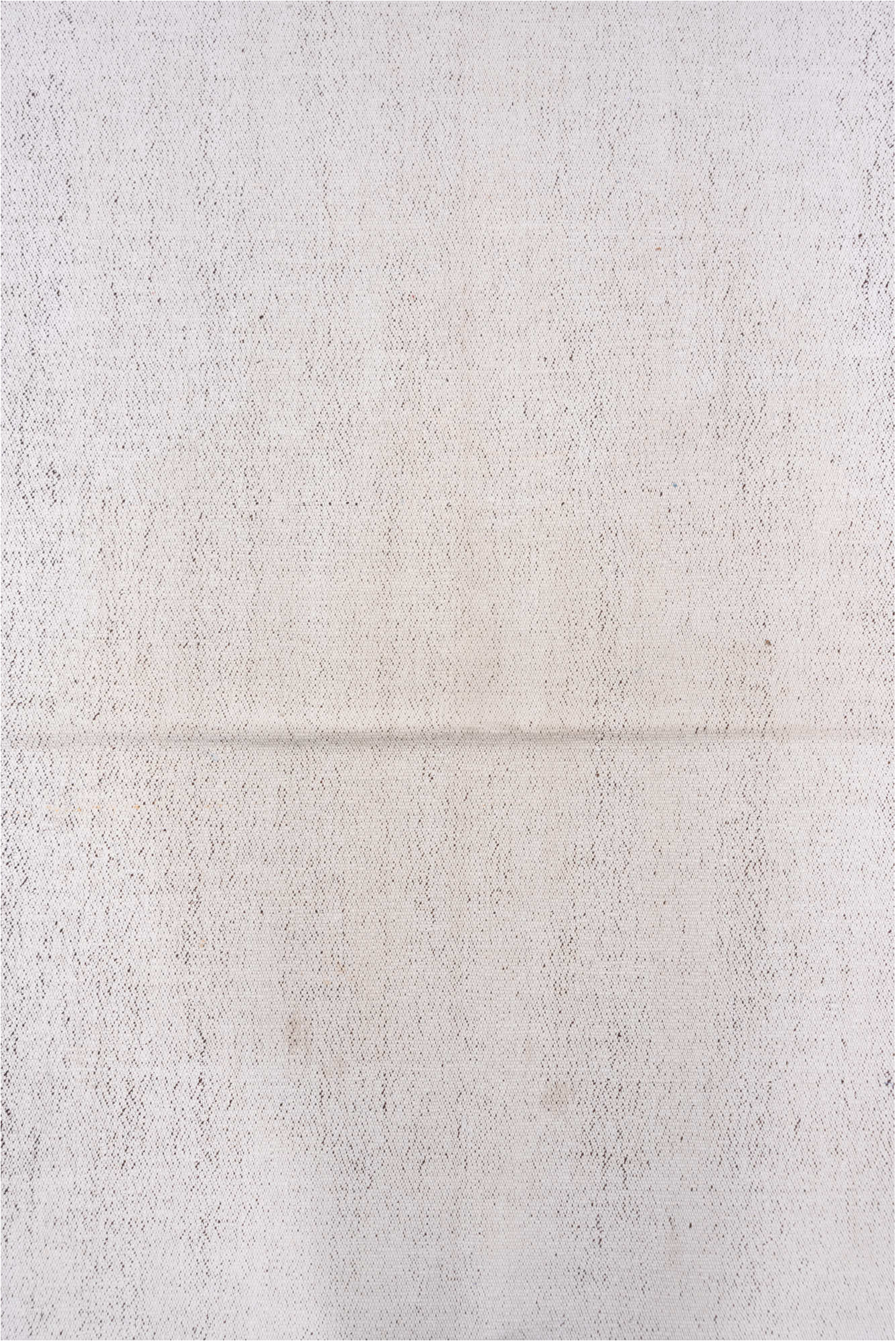 3' x 10' one-of-a-kind handmade vintage Flatweave runner rug. Color palette: dark gray, gainsboro, gray, lavender blush