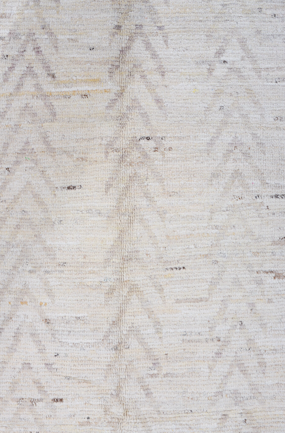 3' x 11' one-of-a-kind handmade vintage Tulu runner rug. Color palette: dark gray, gainsboro, gray, light blue, light gray