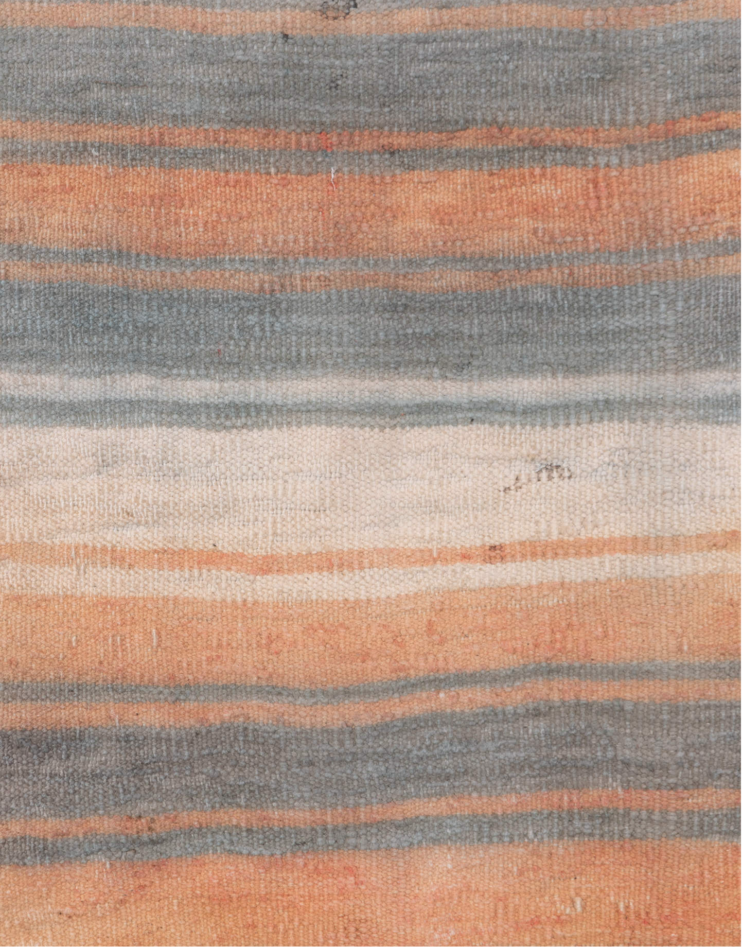 2' x 3' one-of-a-kind handmade vintage Kilim small size rug. Color palette: gray, pink, brown, orange, off-white, light gray