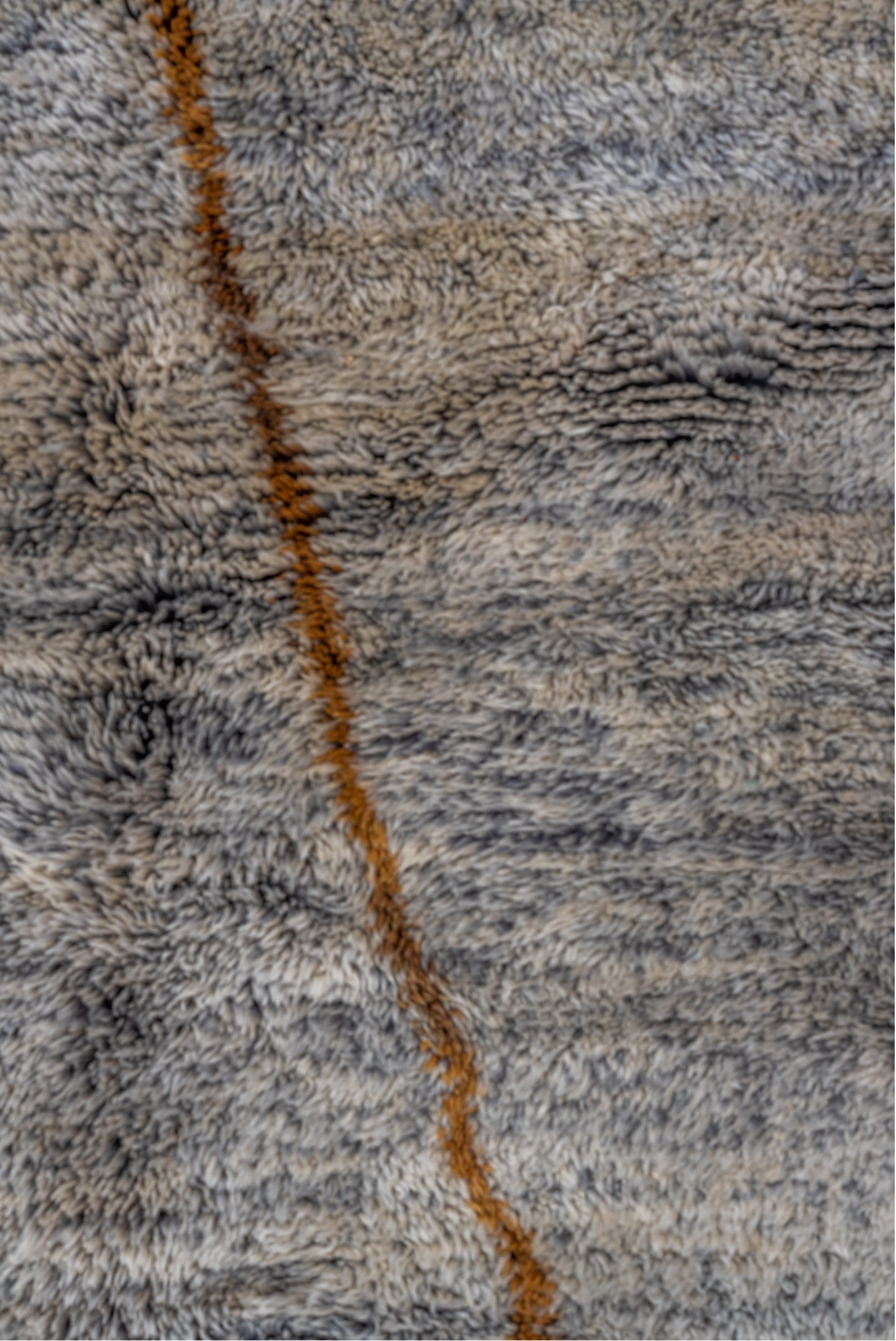 10' x 13' one-of-a-kind handmade vintage Moroccan large size rug. Color palette: brown, gray, light gray, light blue, black