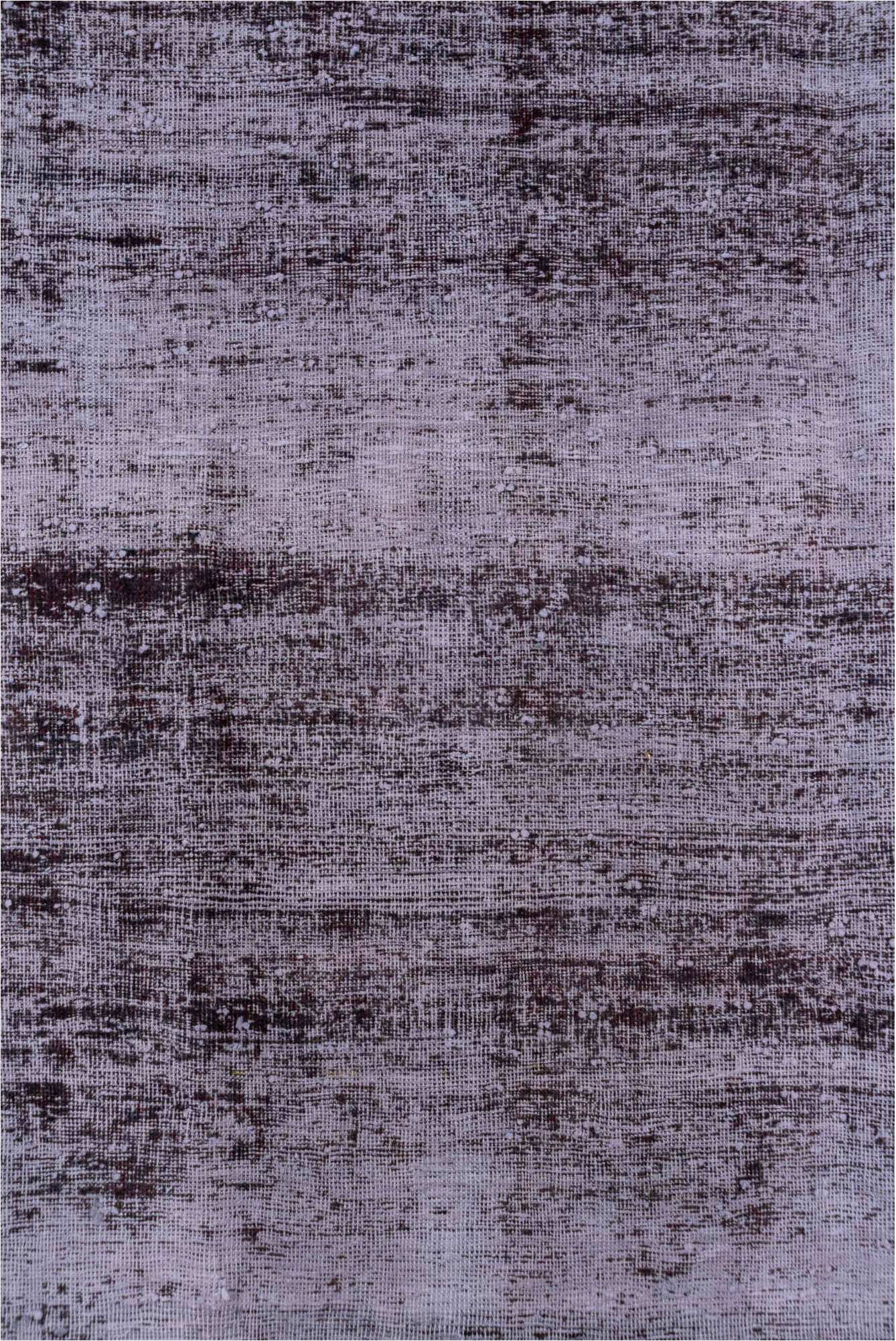 6' x 9' one-of-a-kind handmade vintage Overdyed medium size rug. Color palette: gainsboro, gray, light blue, light gray