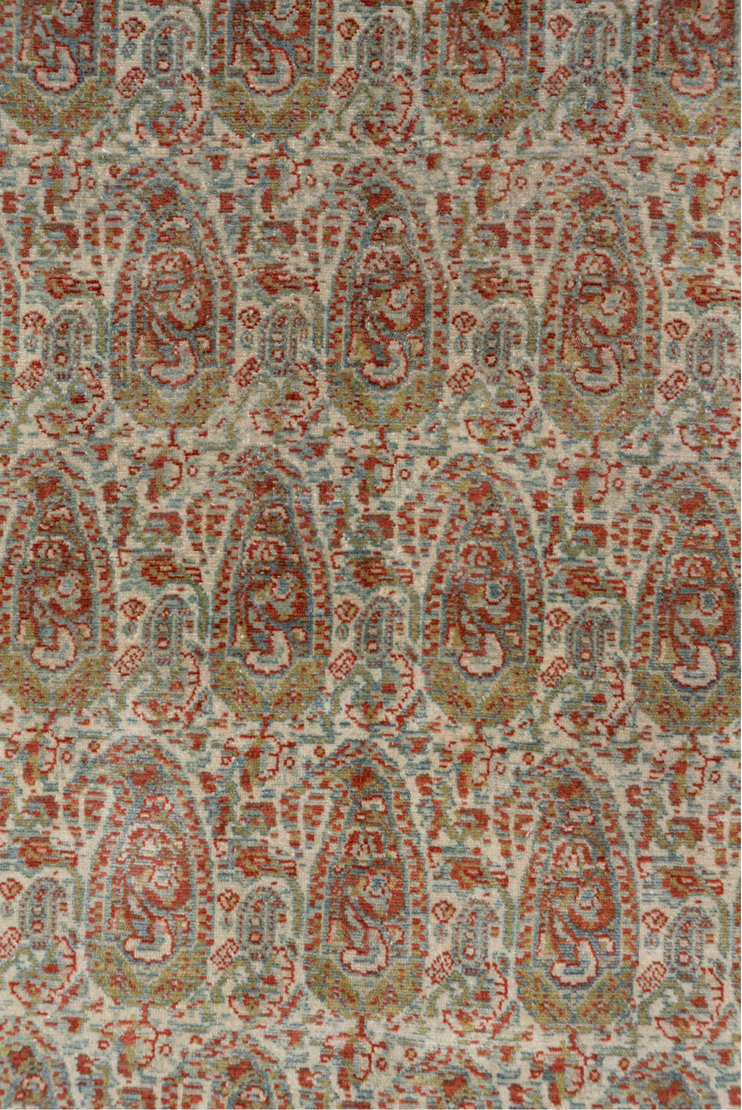 4' x 6' one-of-a-kind handmade vintage Senne small size rug. Color palette: brown, gray, light gray, pink, redwood, silver