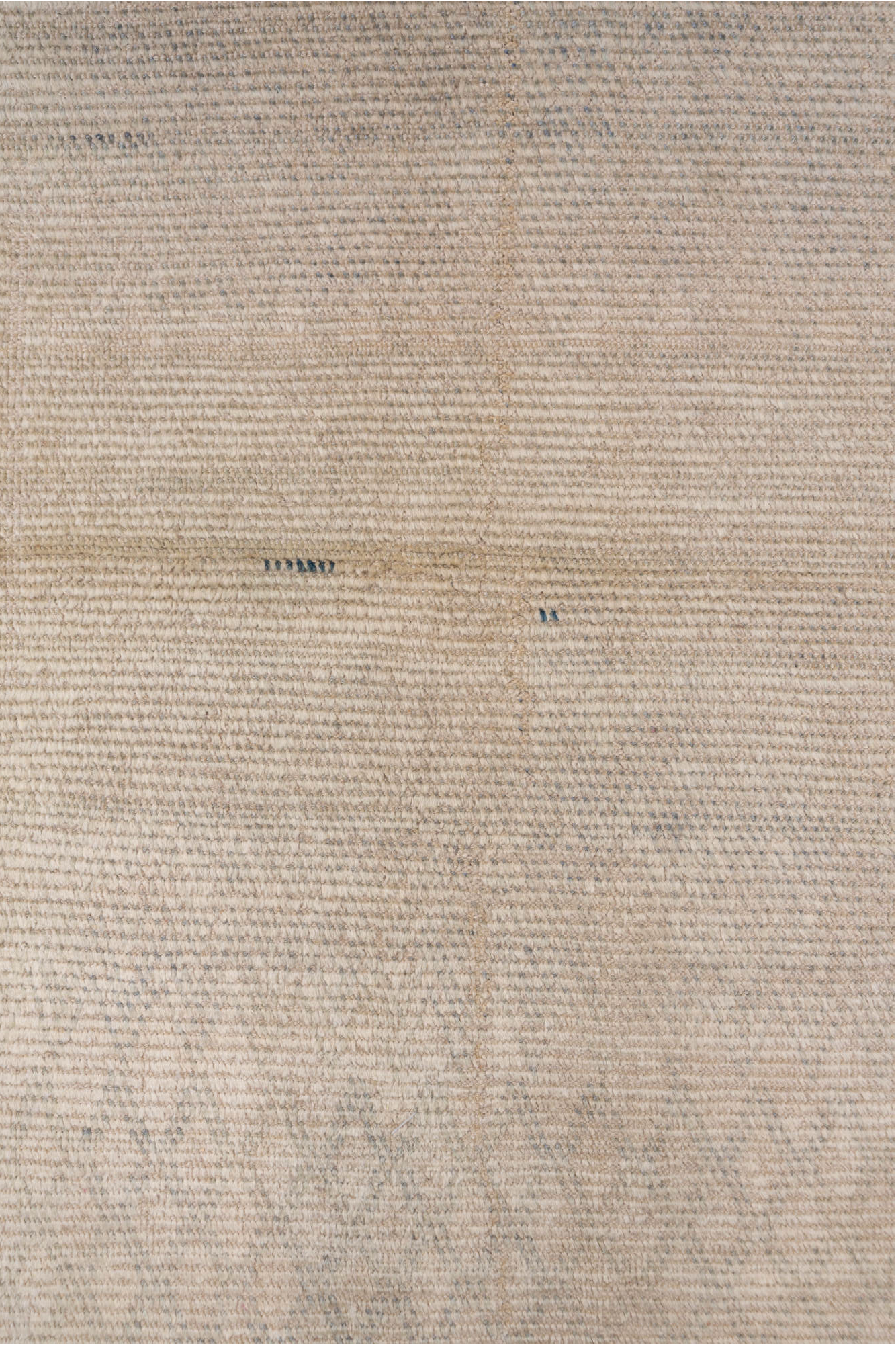 3' x 9' one-of-a-kind handmade vintage Moroccan runner rug. Color palette: brown, gray, light gray, off-white, orange, pink