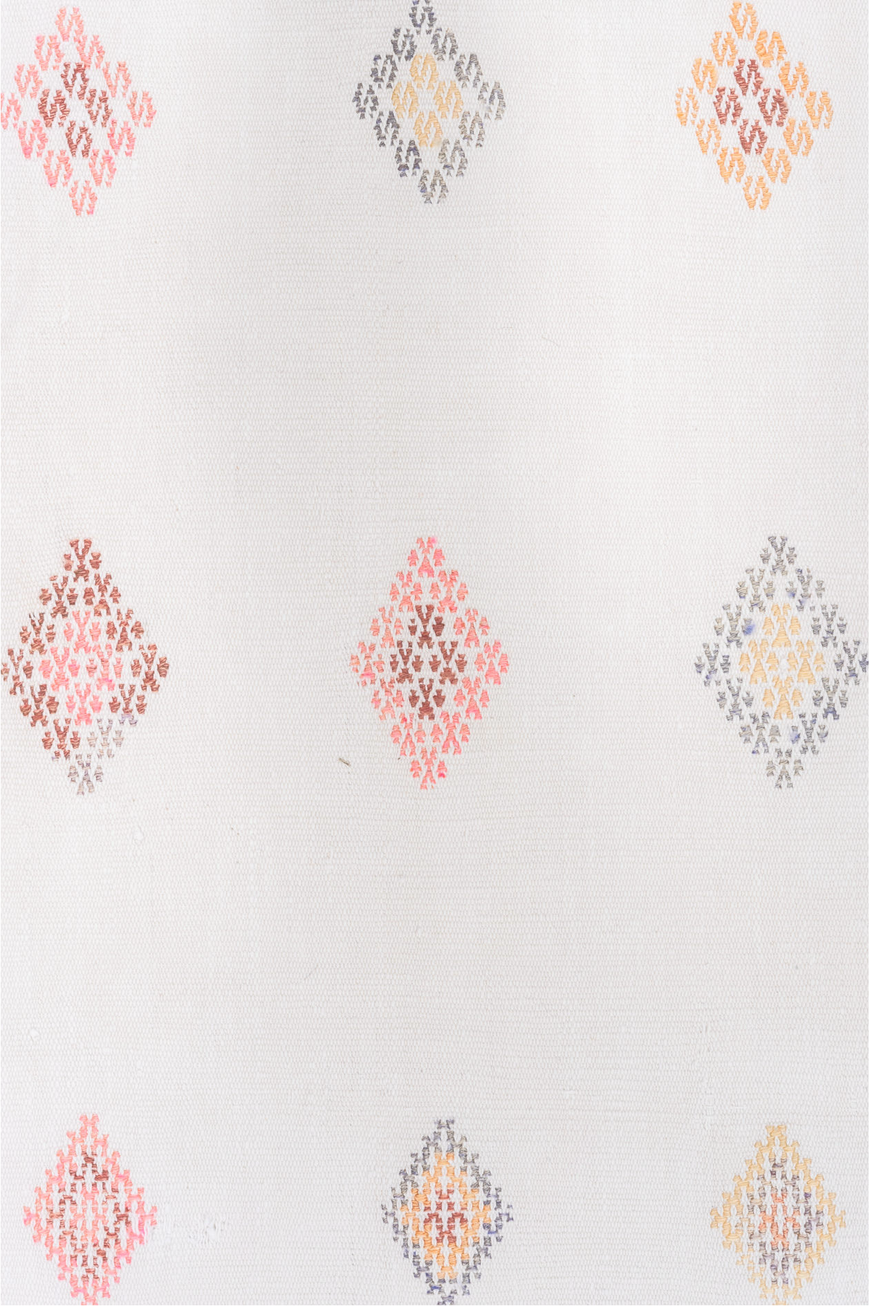 7' x 11' one-of-a-kind handmade vintage Flatweave large size rug. Color palette: alice blue, azure, gainsboro, ghost white