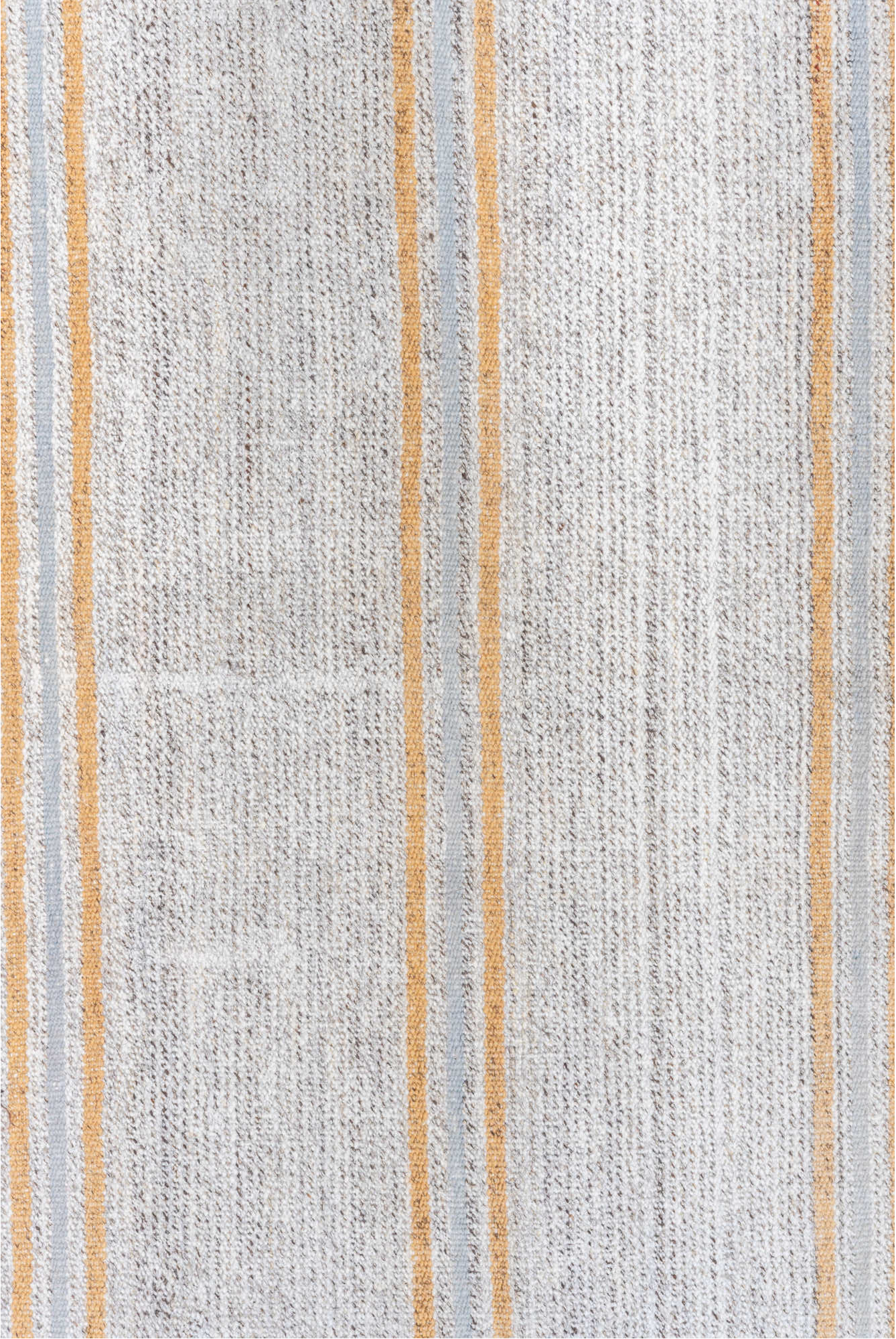 2' x 17' one-of-a-kind handmade vintage Flatweave runner rug. Color palette: brown, dark gray, gainsboro, gray, light gray