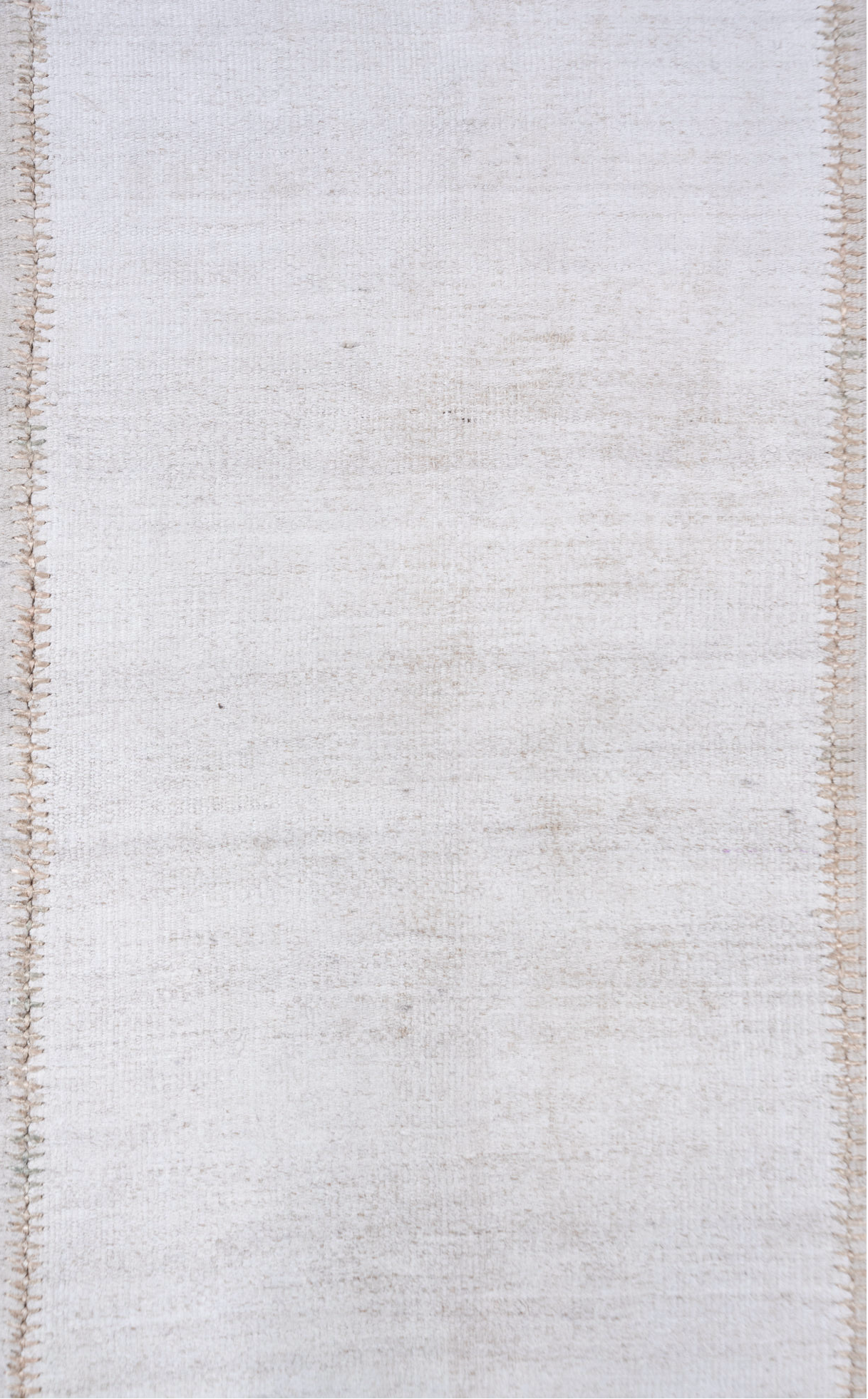 9' x 12' one-of-a-kind handmade vintage Hemp Kilim large size rug. Color palette: alice blue, azure, dark gray, gainsboro