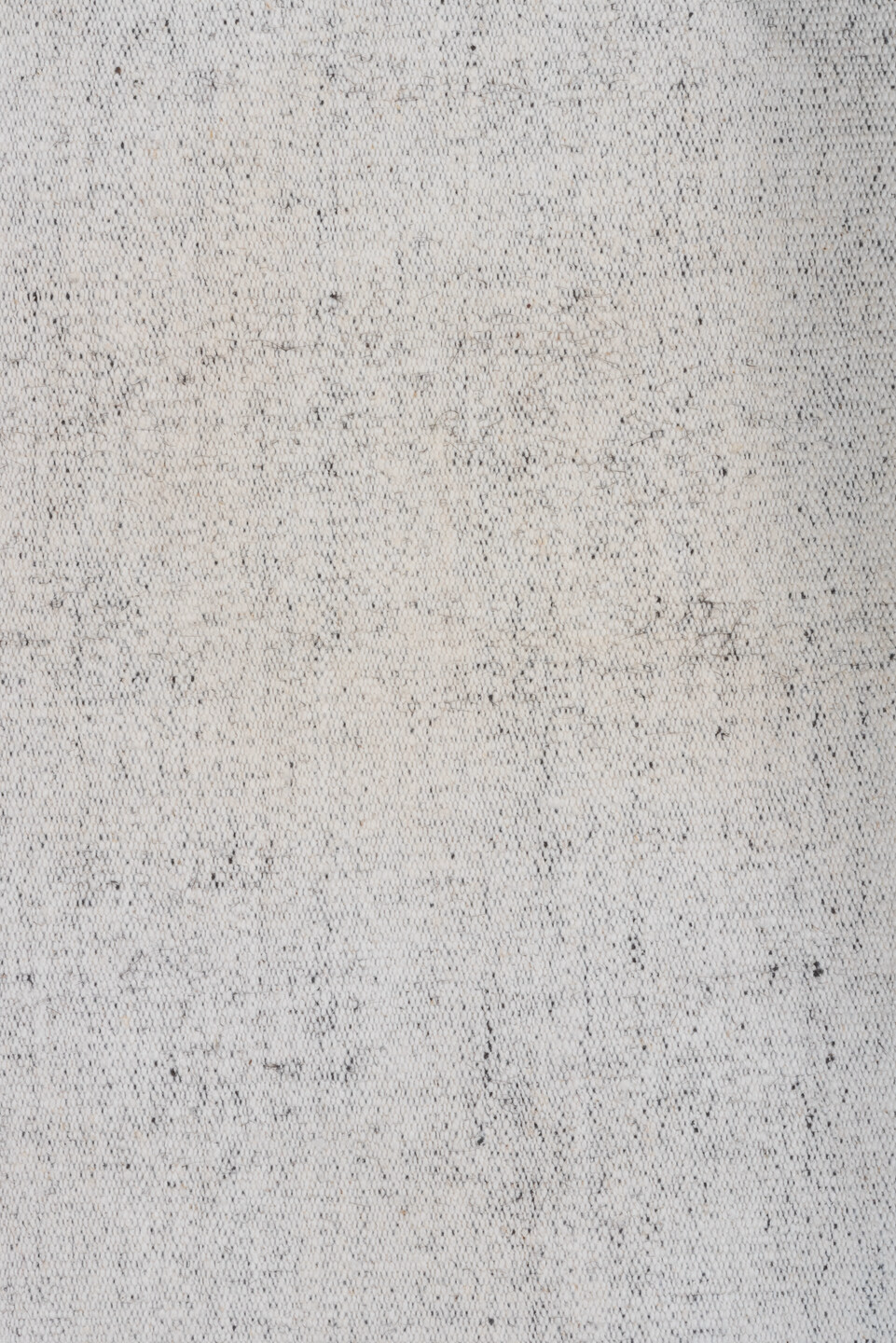 2' x 47' one-of-a-kind handmade vintage Flatweave runner rug. Color palette: off-white, gray, light gray, light blue, white