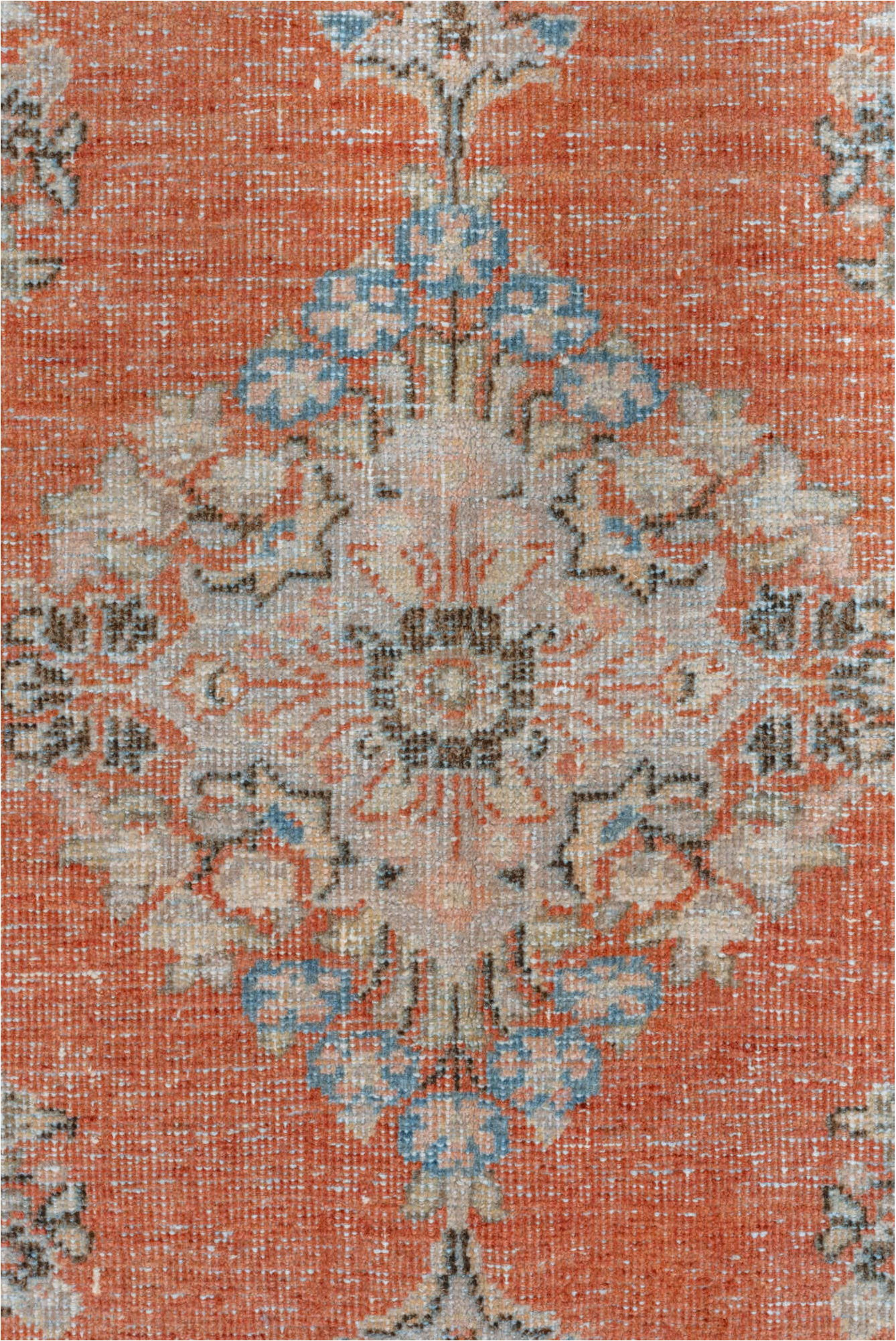 4' x 6' one-of-a-kind handmade vintage Mahal small size rug. Color palette: brown, dark gray, dim gray, gray, light gray